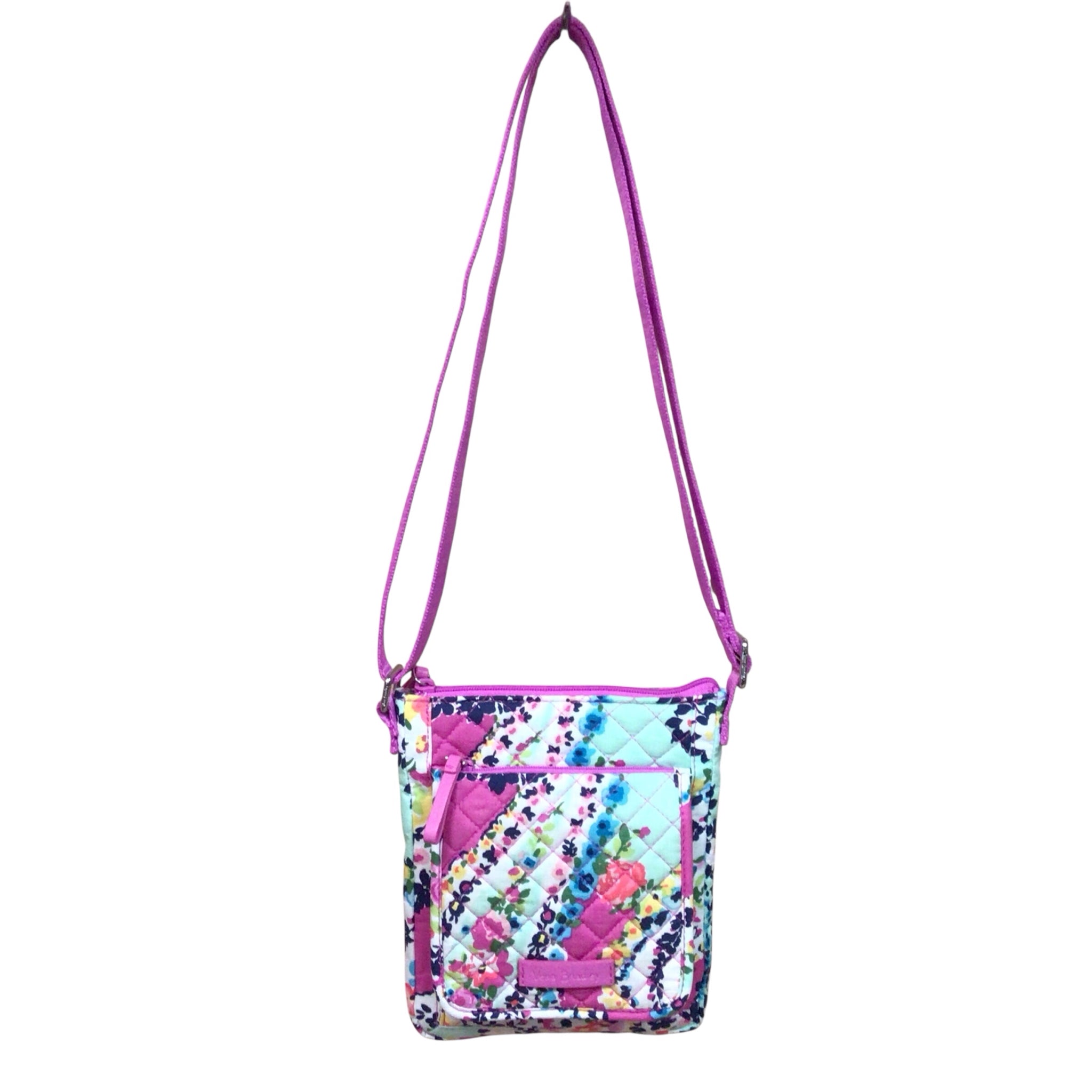 Vera Bradley Iconic RFID Mini Hipster Wildflower Paisley Quilted Crossbody Bag