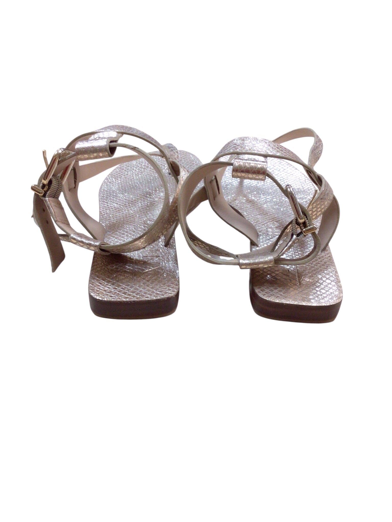 Antonio Melani Gold Strappy Sandals Size 7