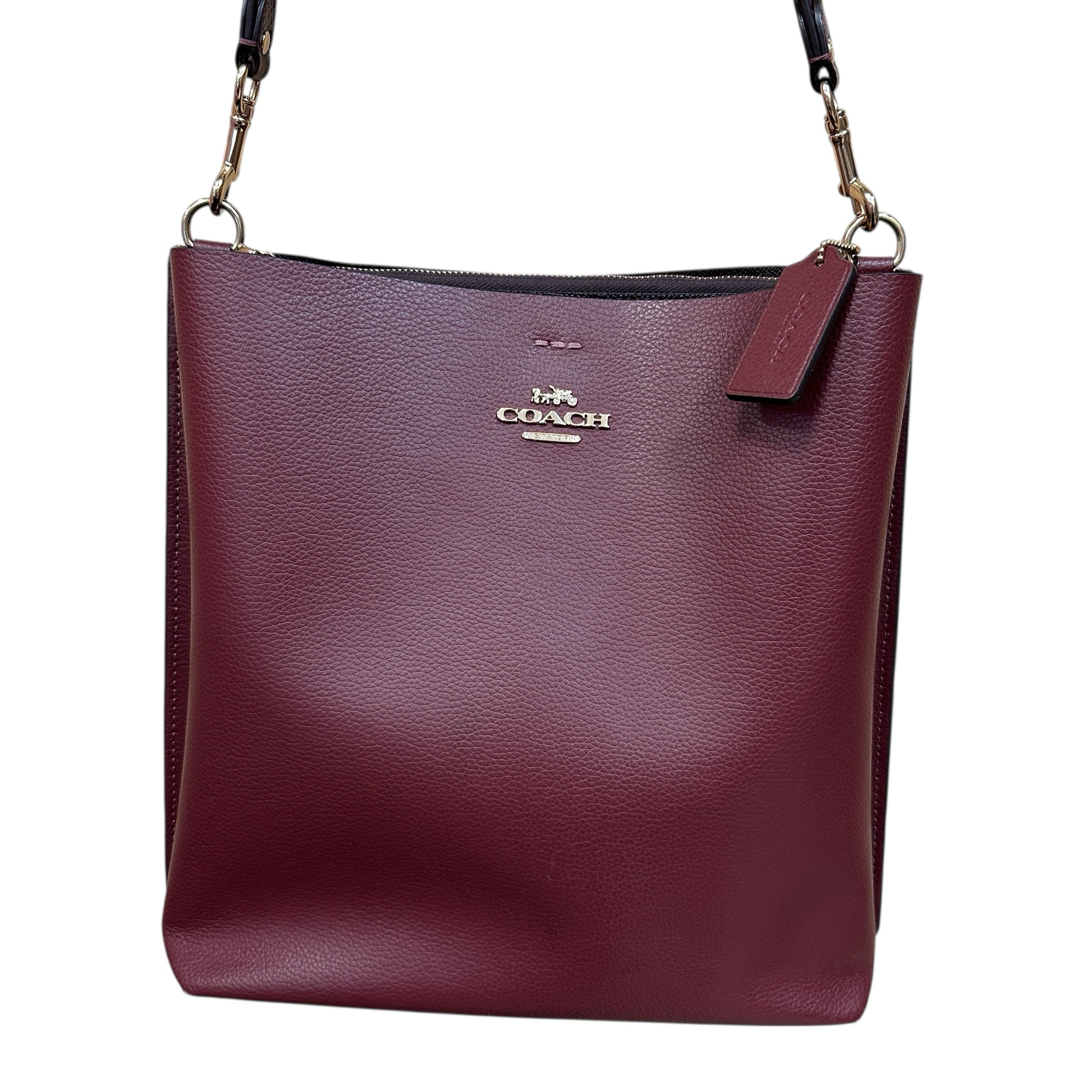 Coach CC754 Mollie Bucket Bag Wine Color Shoulder Bag