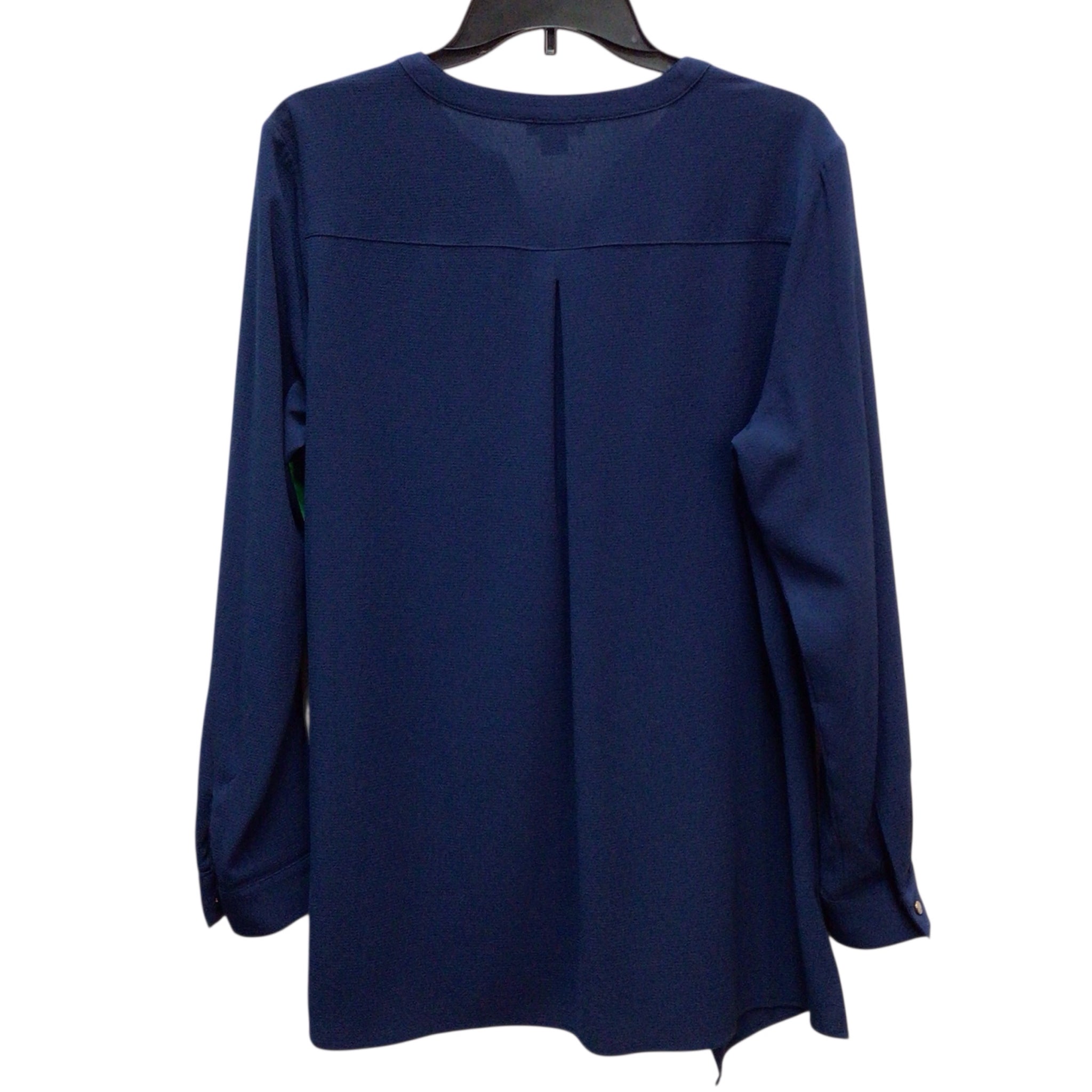 New Directions Navy Blue Long Sleeve Top Size PL