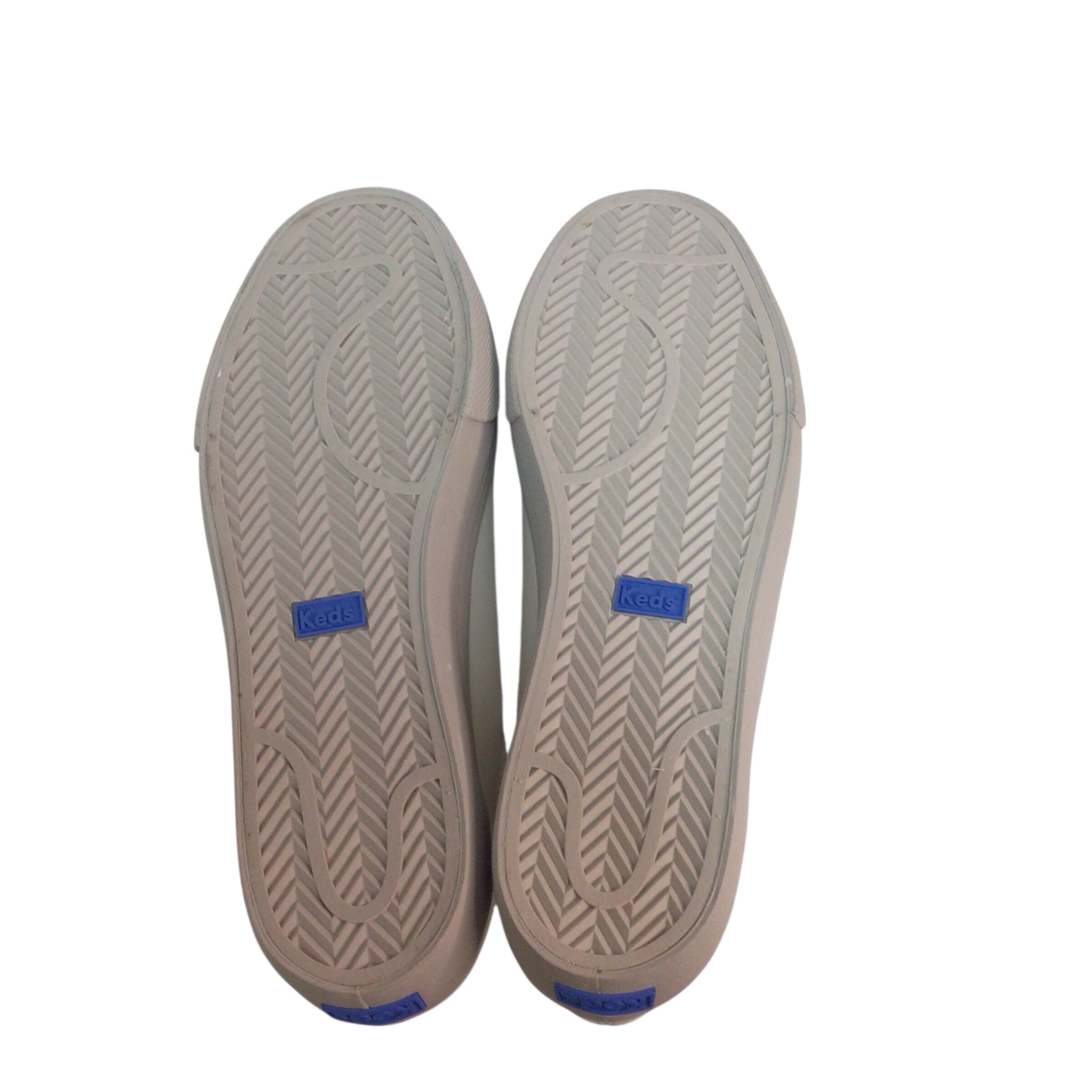 Keds Kick Lea White Leather Sport Sneakers Size 8.5