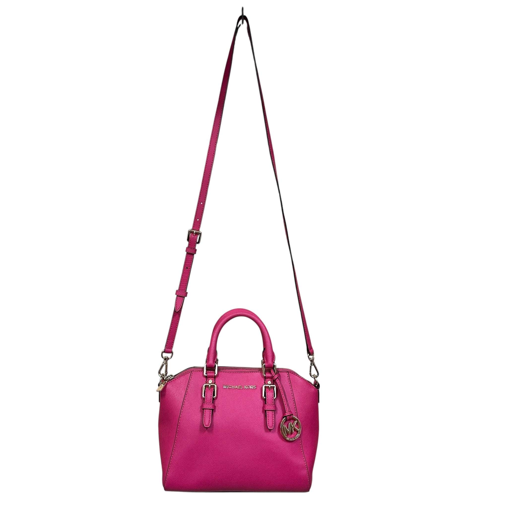 Michael Kors Pink Satchel Crossbody Bag