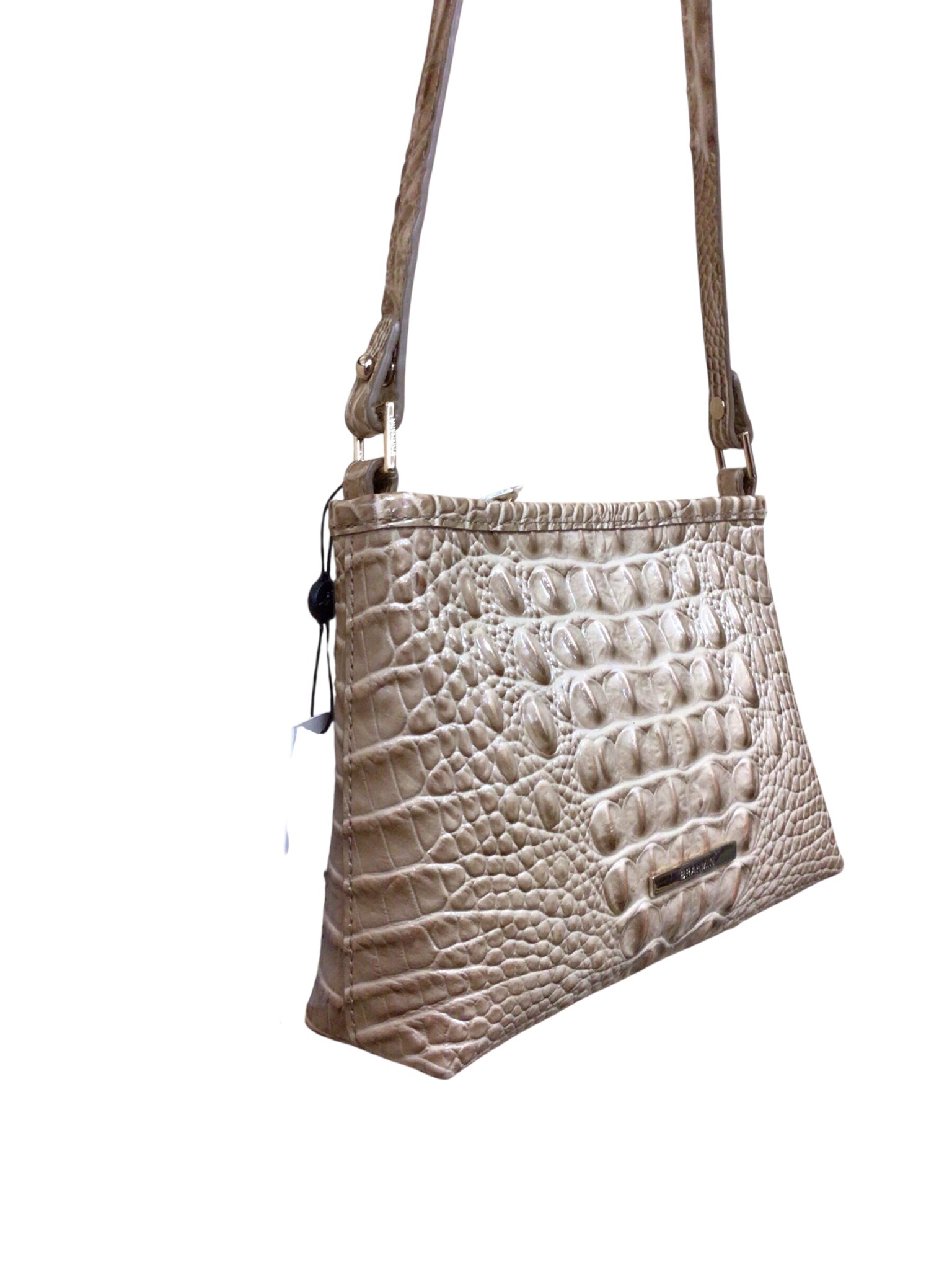 Brahmin "Lorelei" Shortbread Melbourne Tan Leather Shoulder Bag