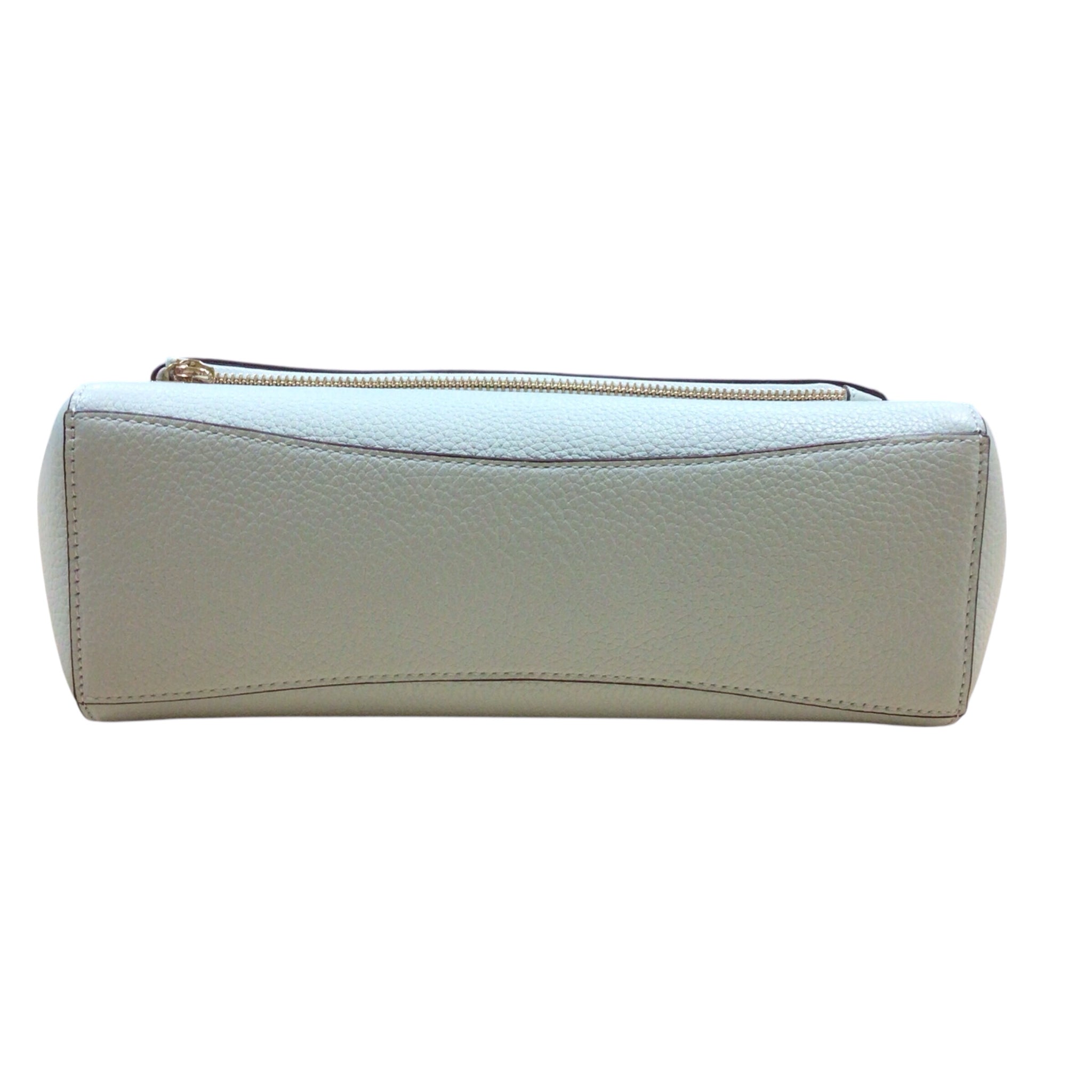 Kate Spade "Leila" Light Blue Leather Crossbody Satchel Bag