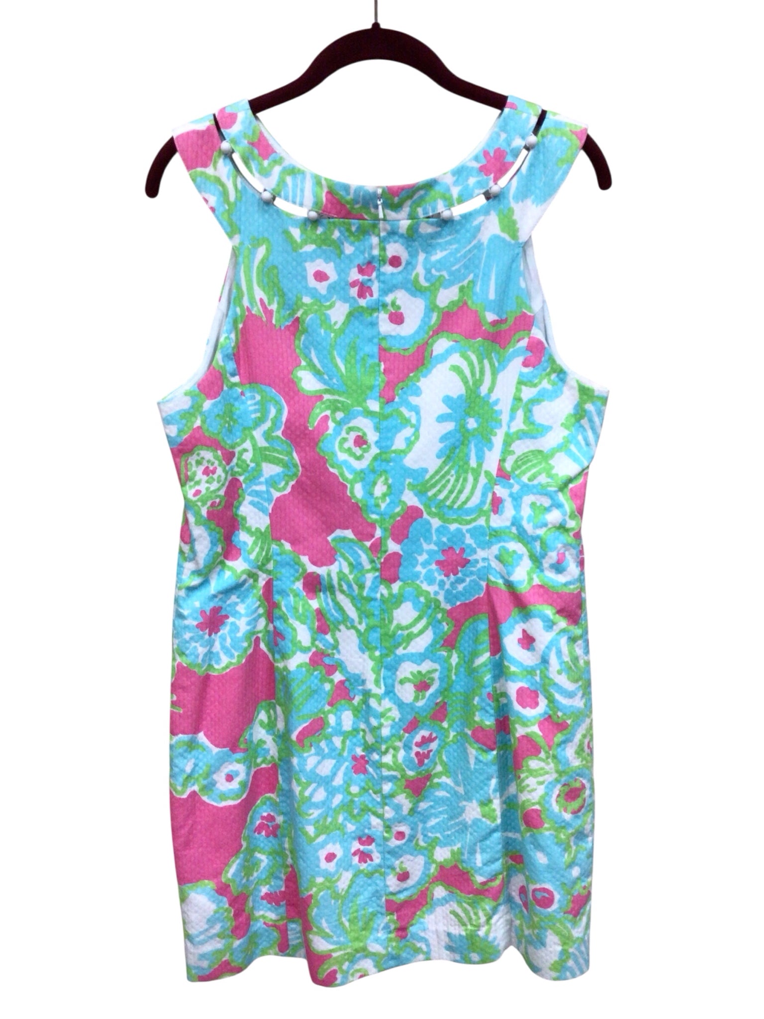 Lilly Pulitzer "Lindy" Beaded Shift Dress Size 12