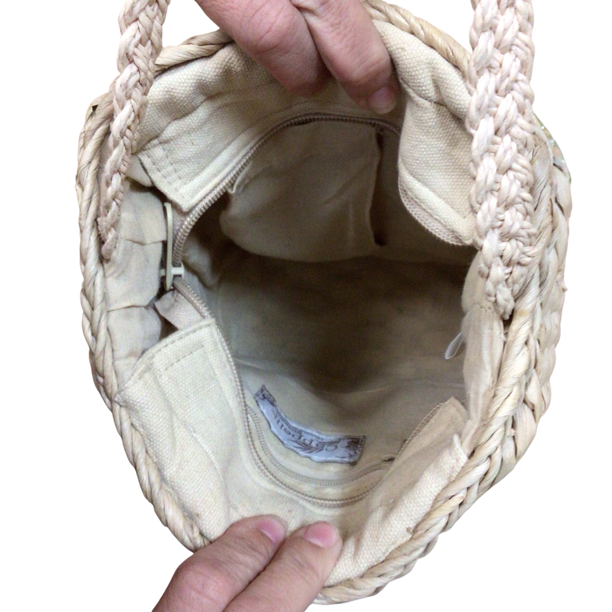 Cappelli Straworld Mermaid Straw Crossbody Bag