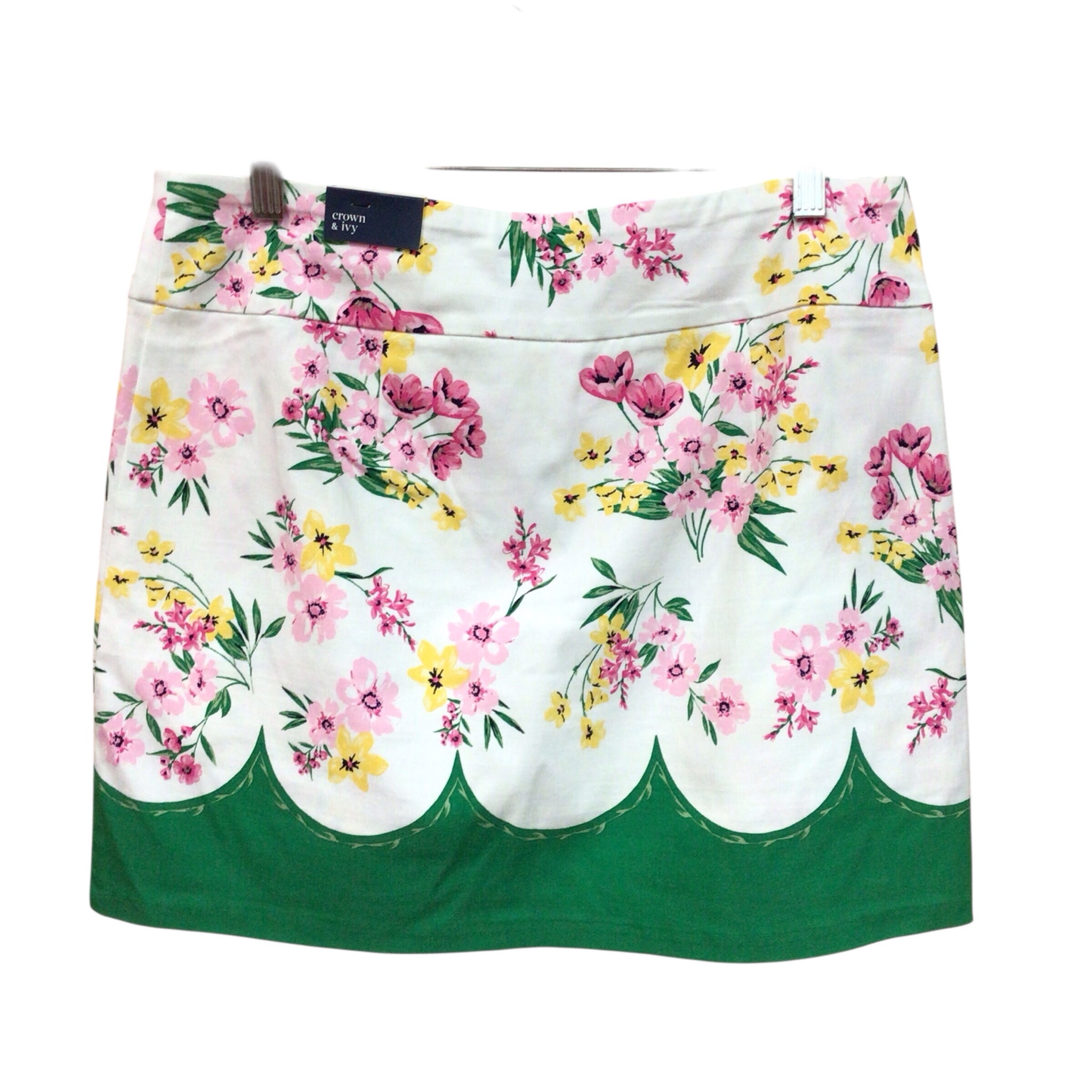 Crown & Ivy Floral Skort Size 8