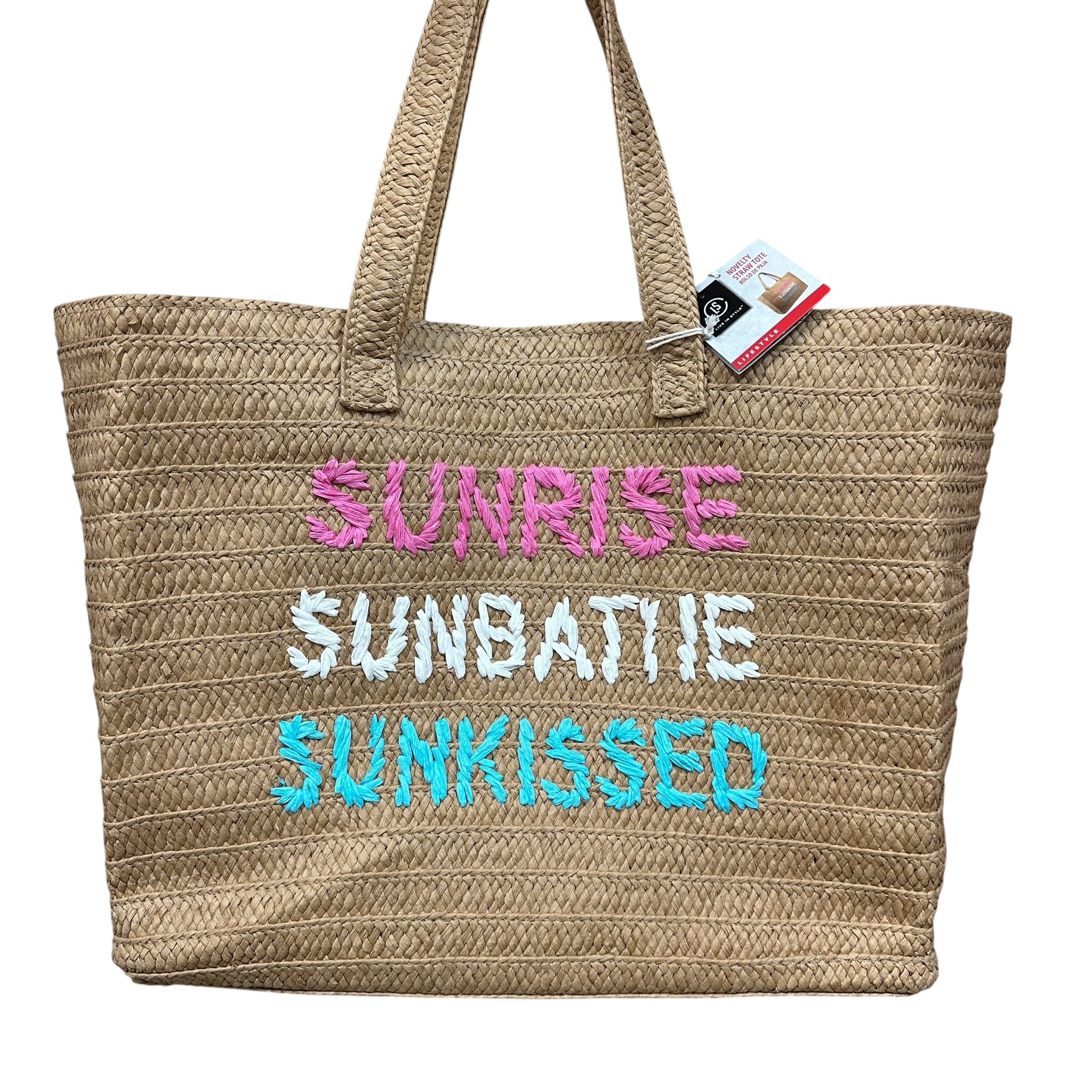 Large Straw Tote Bag