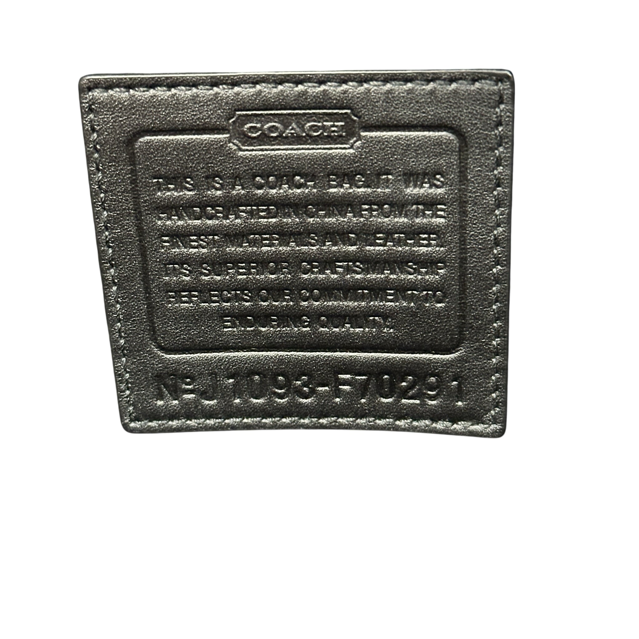 Coach Brown Signature 2-way Tote Bag F70291