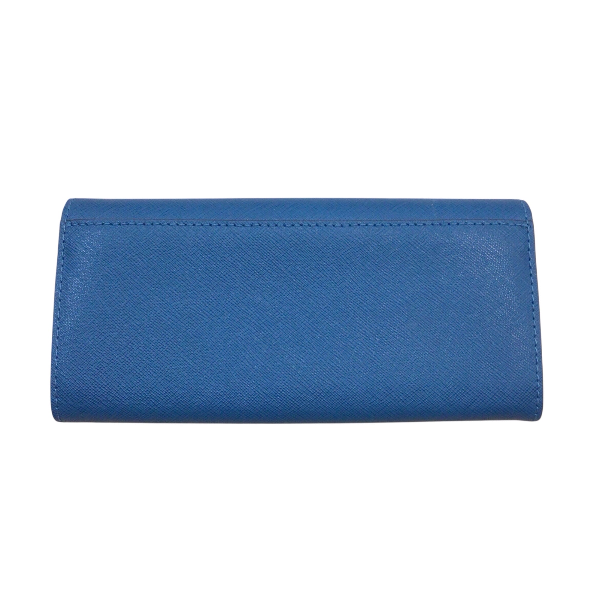 Michael Kors Jet Set Large Crossgrain Leather Snap Wallet