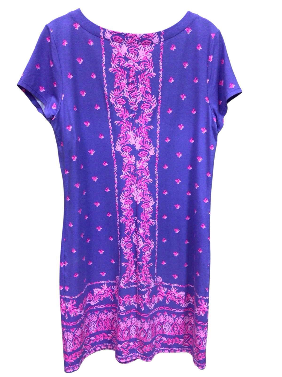 Lilly Pulitzer "Sophiletta" Mystic Purple Short Sleeve Dress Size Medium