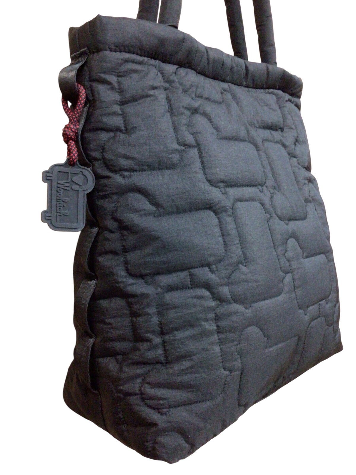 Woolrich Black Quilted Sheep Tote Bag
