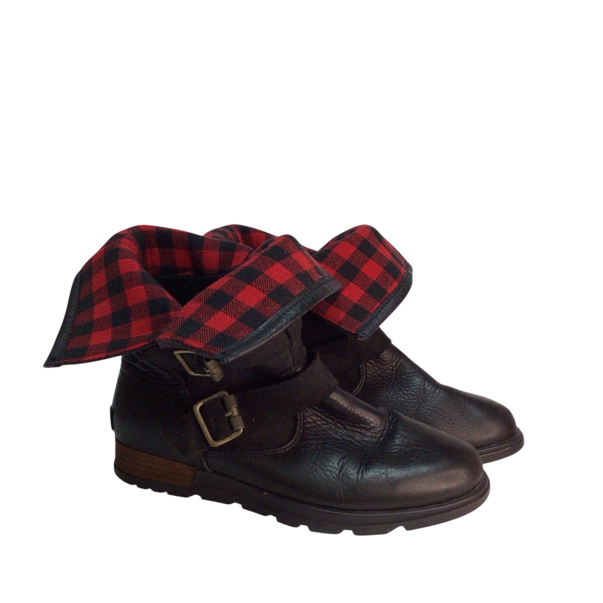 Sorel Major Moto Boots Size 7.5 Black