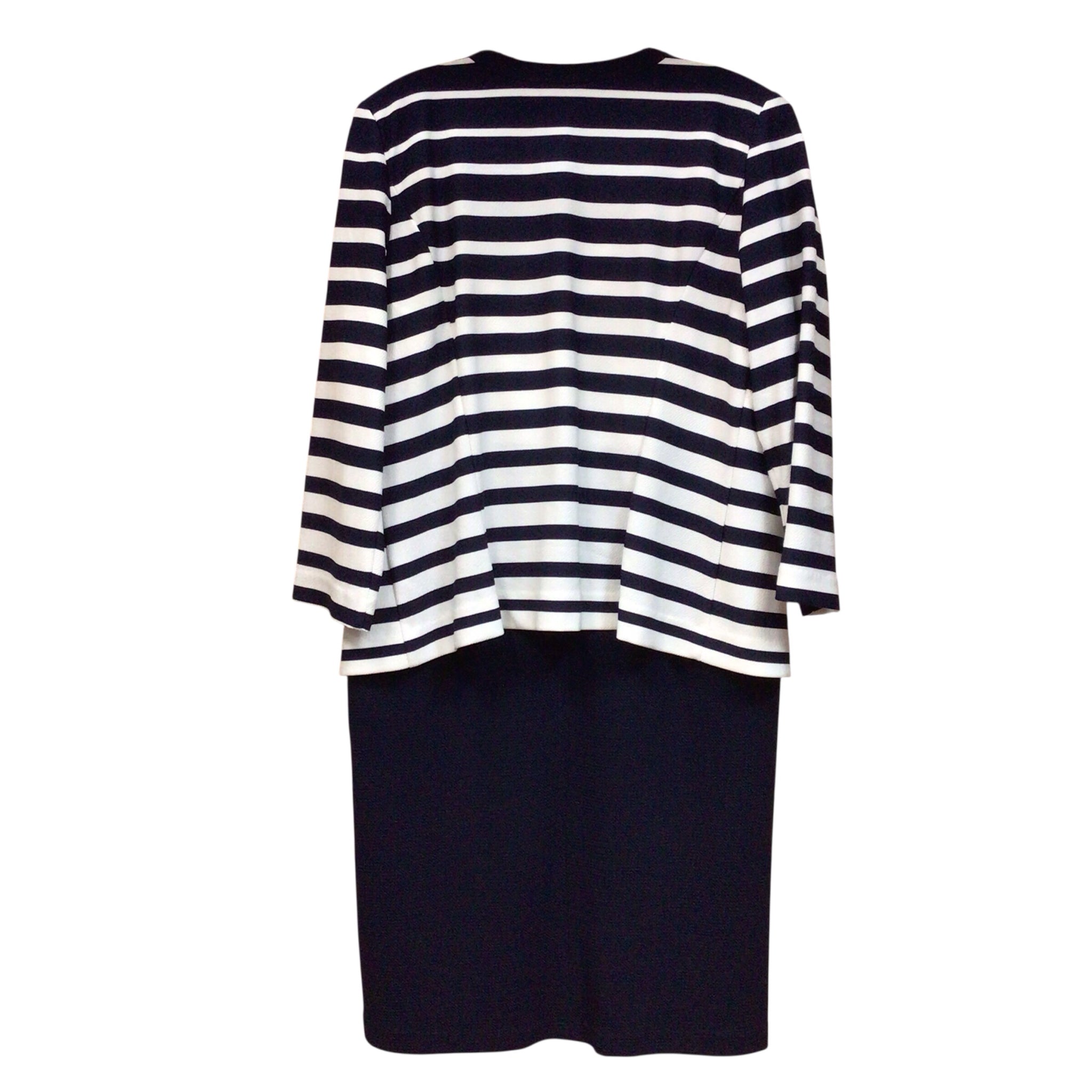 Studio One 2 PC Navy & White Dress Set Size 16