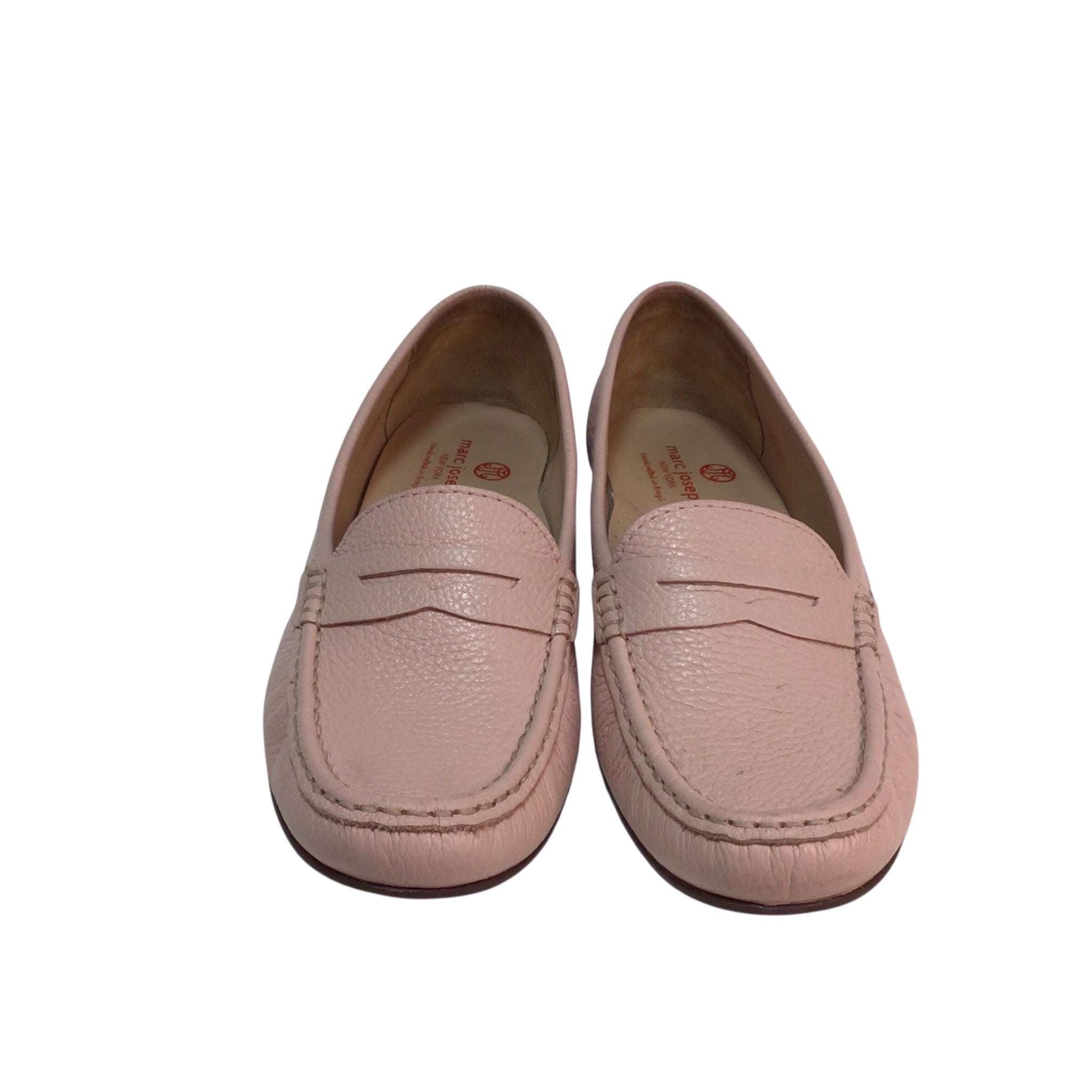 Marc Joseph Lexington Pink Leather Loafers Size 9.5