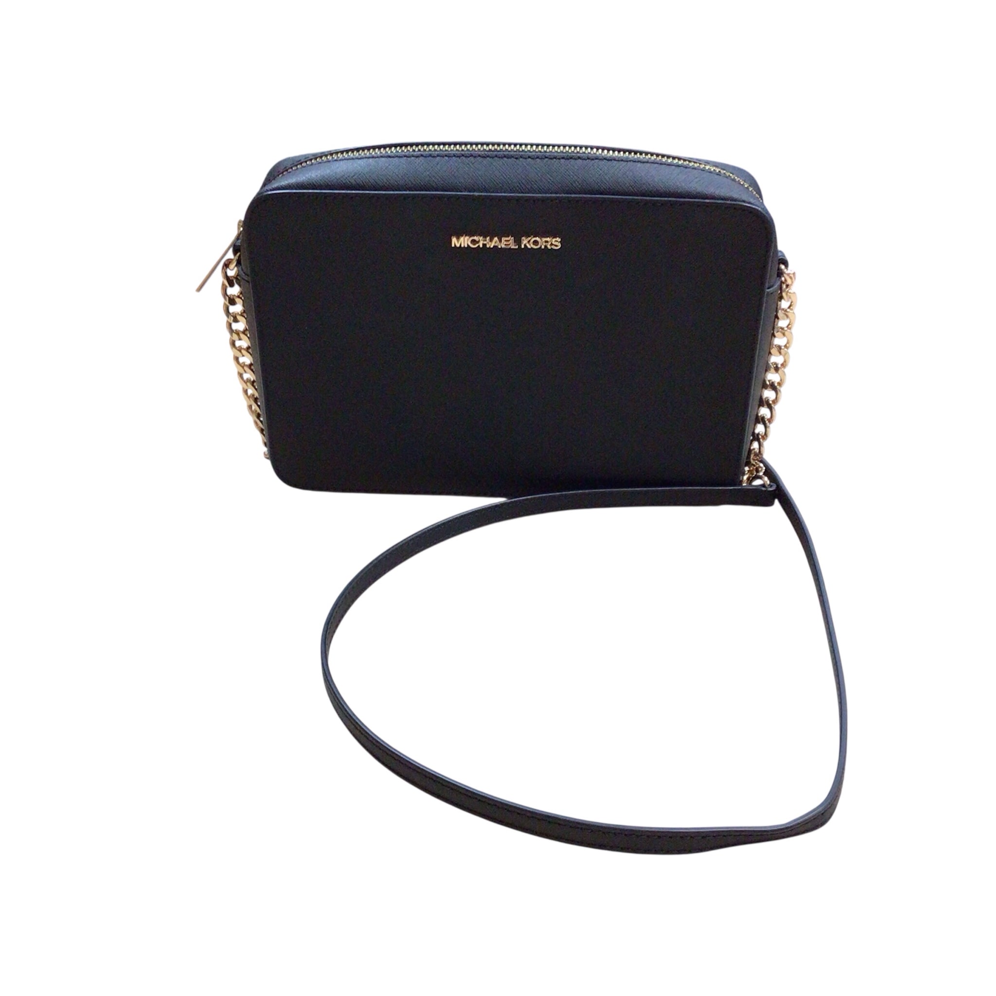 Michael Kors Jet Set Large Saffiano Leather Crossbody Bag
