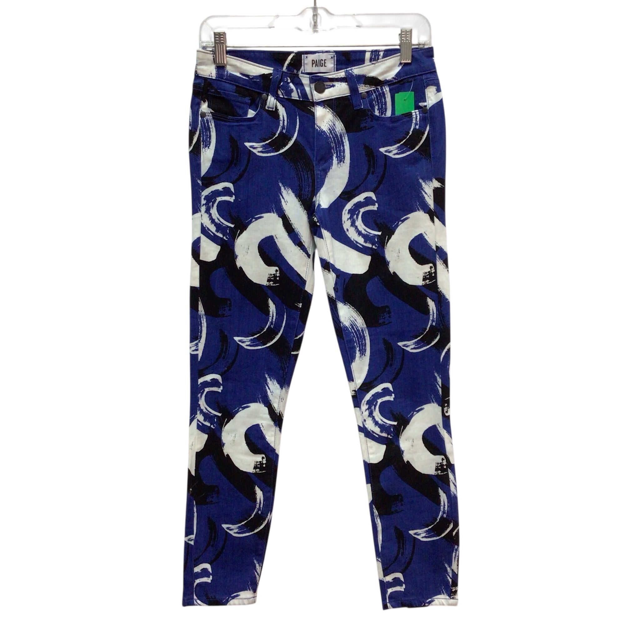 Paige Blue, White, And Black Pants Size 6