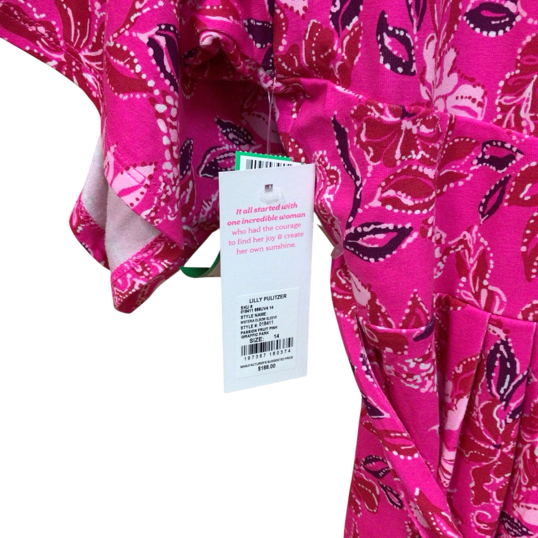 Lilly Pulitzer "Wisteria" Size 14 Dress