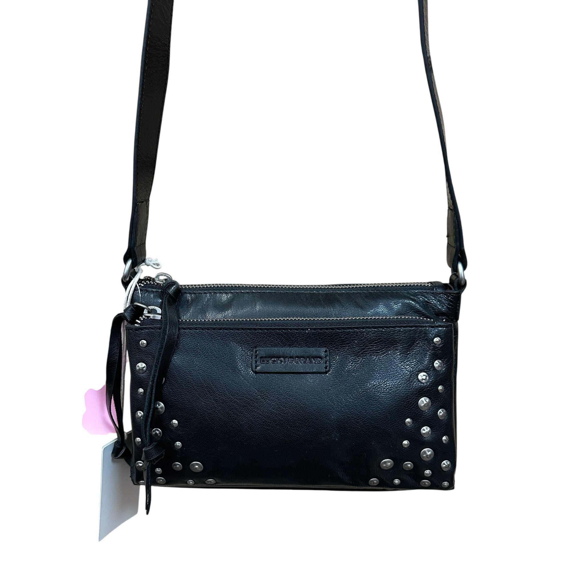 Lucky Brand Black Leather Crossbody Bag NWT