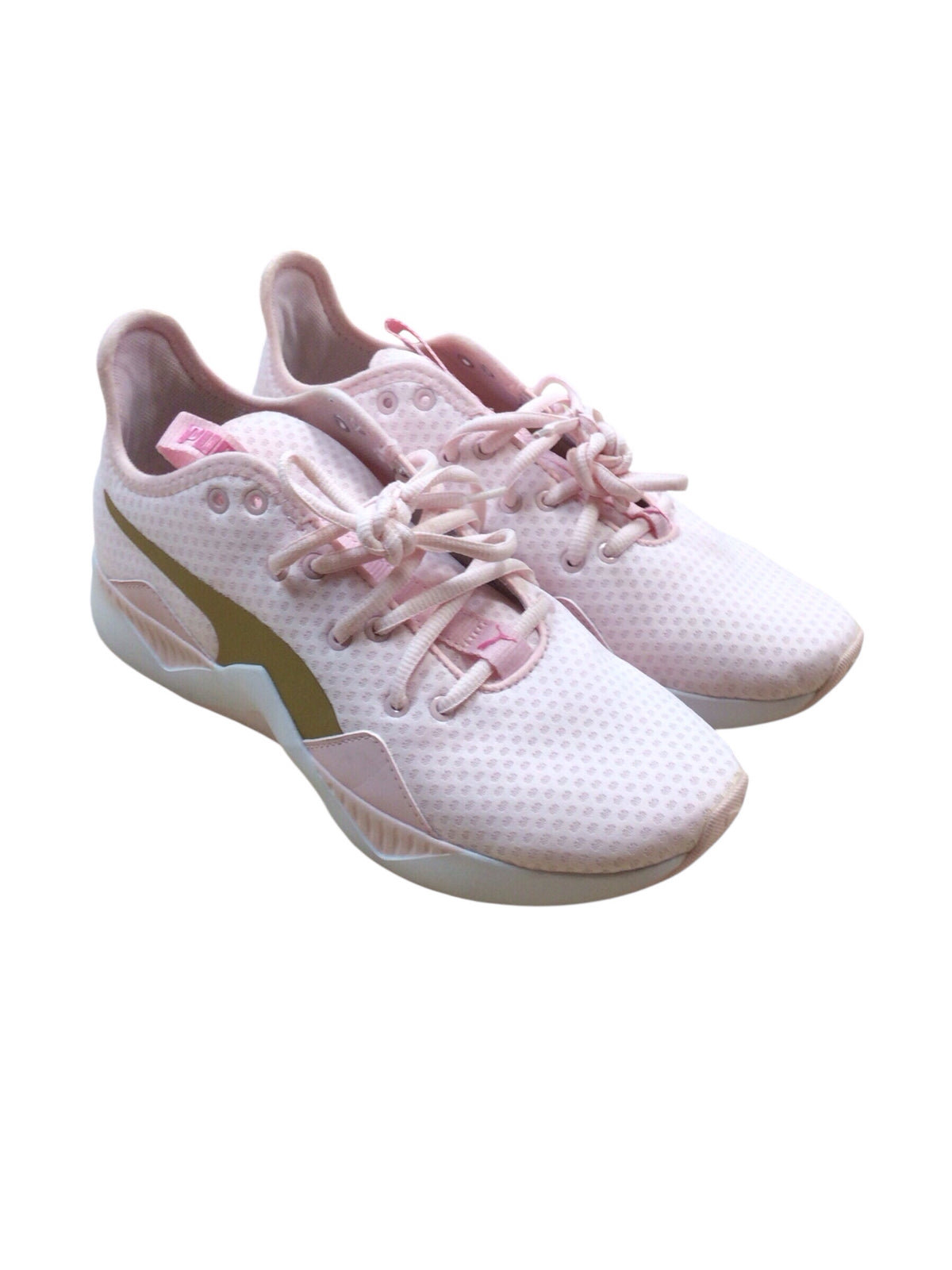 Puma "Incite" Pink Lace Up Sneakers Size 9