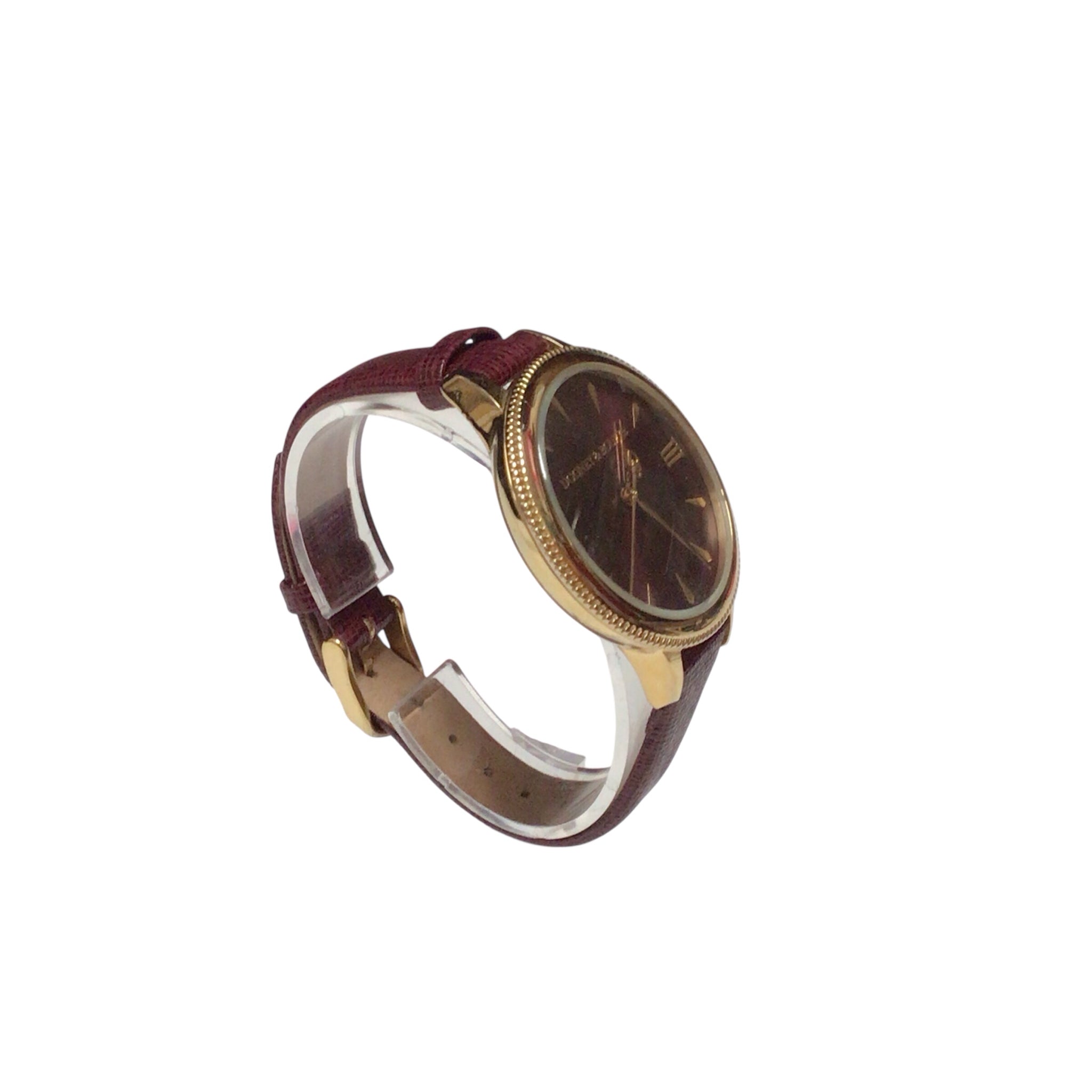 Dooney & Bourke Sterling Silver Magenta & Gold Women's Watch