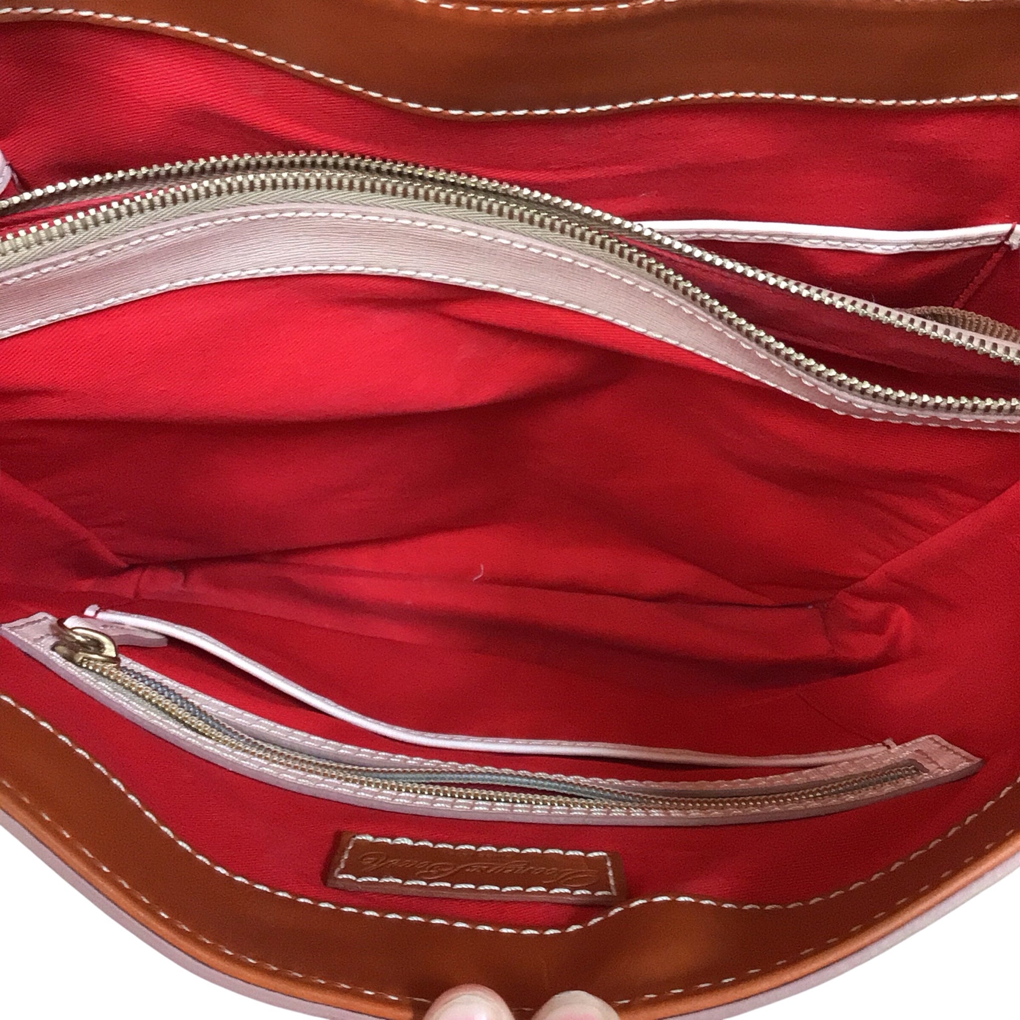 Dooney & Bourke "Ashby" Saffiano Light Pink Leather Shoulder Bag