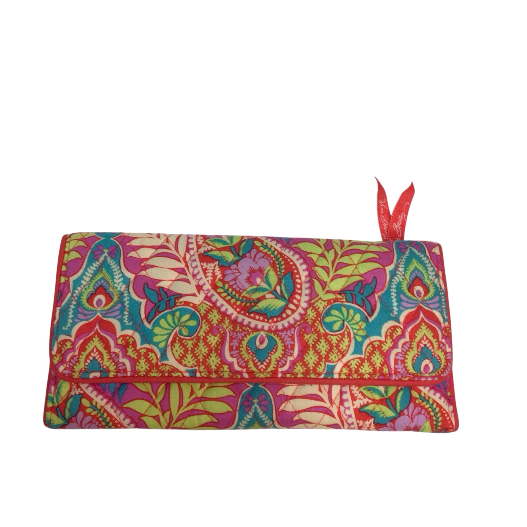 Vera Bradley "Paisley In Paradise" Fold Over Wallet