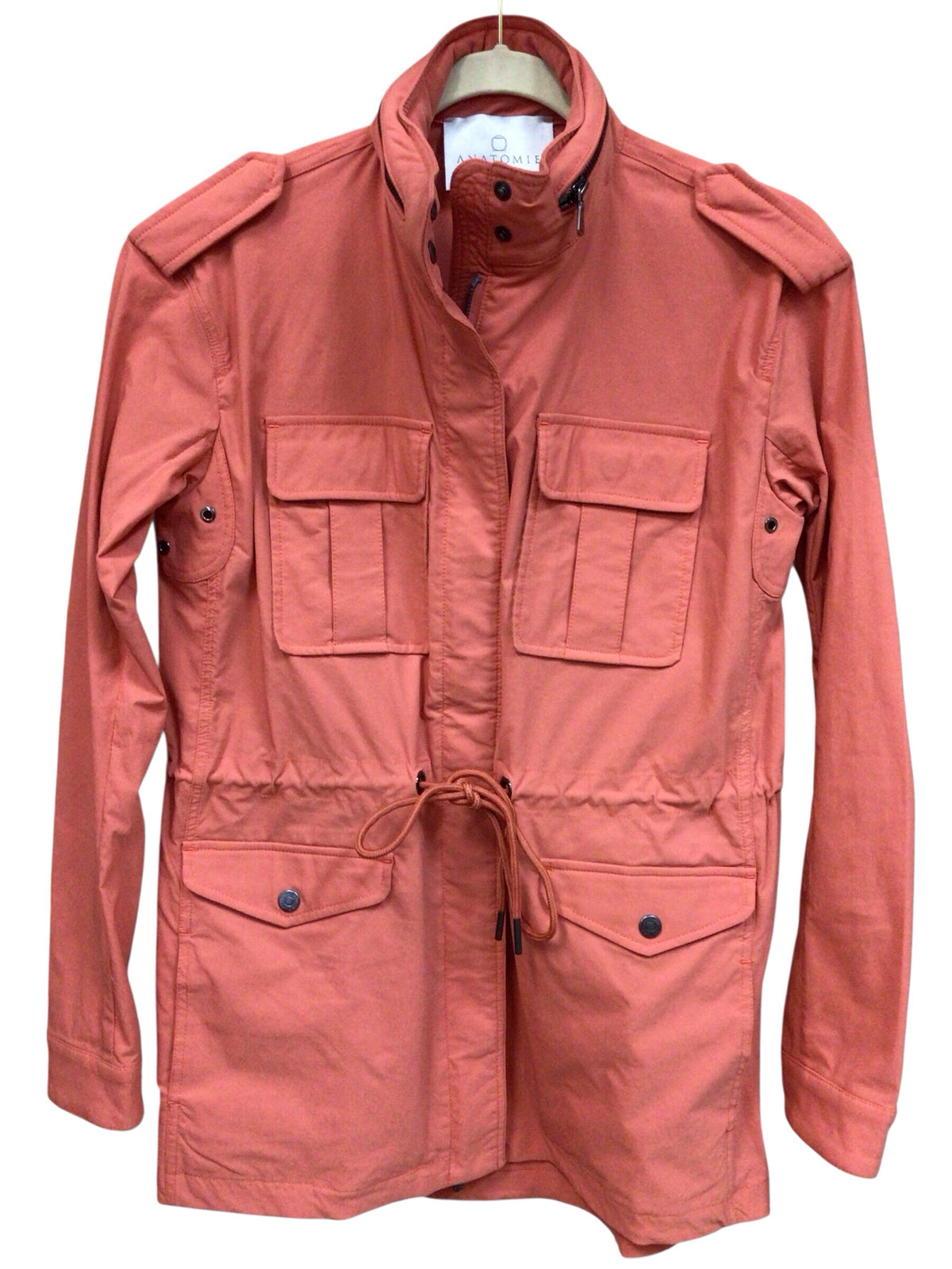 Anatomie "Kenya" Zip Up Orange Jacket Size Small