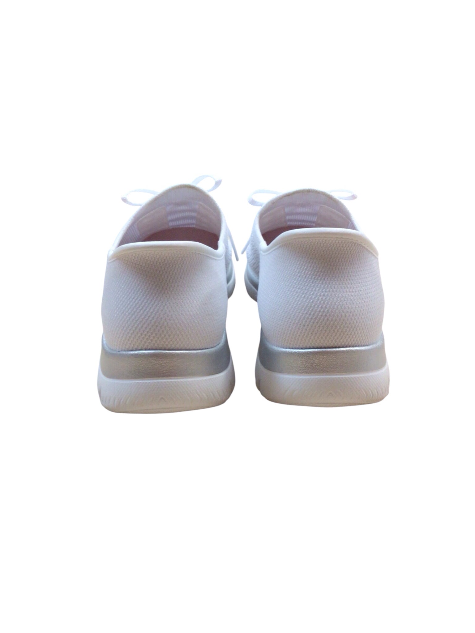 Skechers Slip-In "Summits - Night Chic" White Slip On Sneakers Size 8