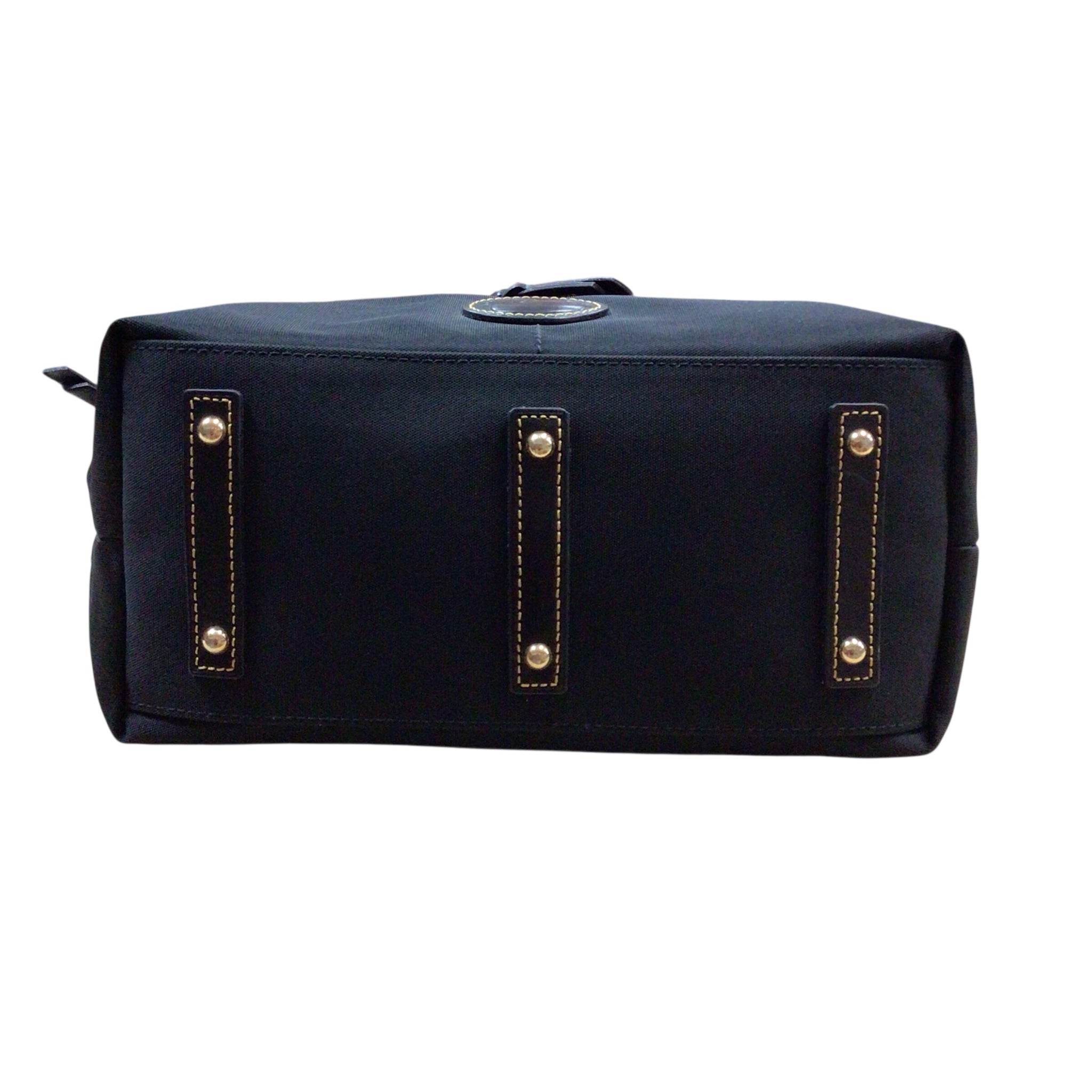 Dooney & Bourke Black Nylon Large Pocket Satchel Crossbody Shoulder Bag