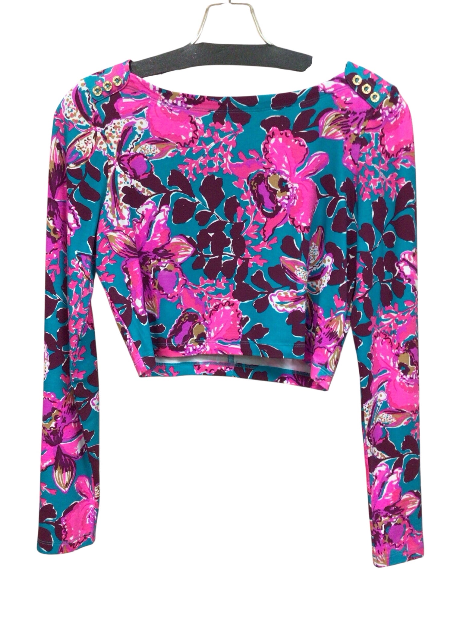 Lilly Pulitzer "Nessi" Orchid You Not Maxi 2PC Set Size Small