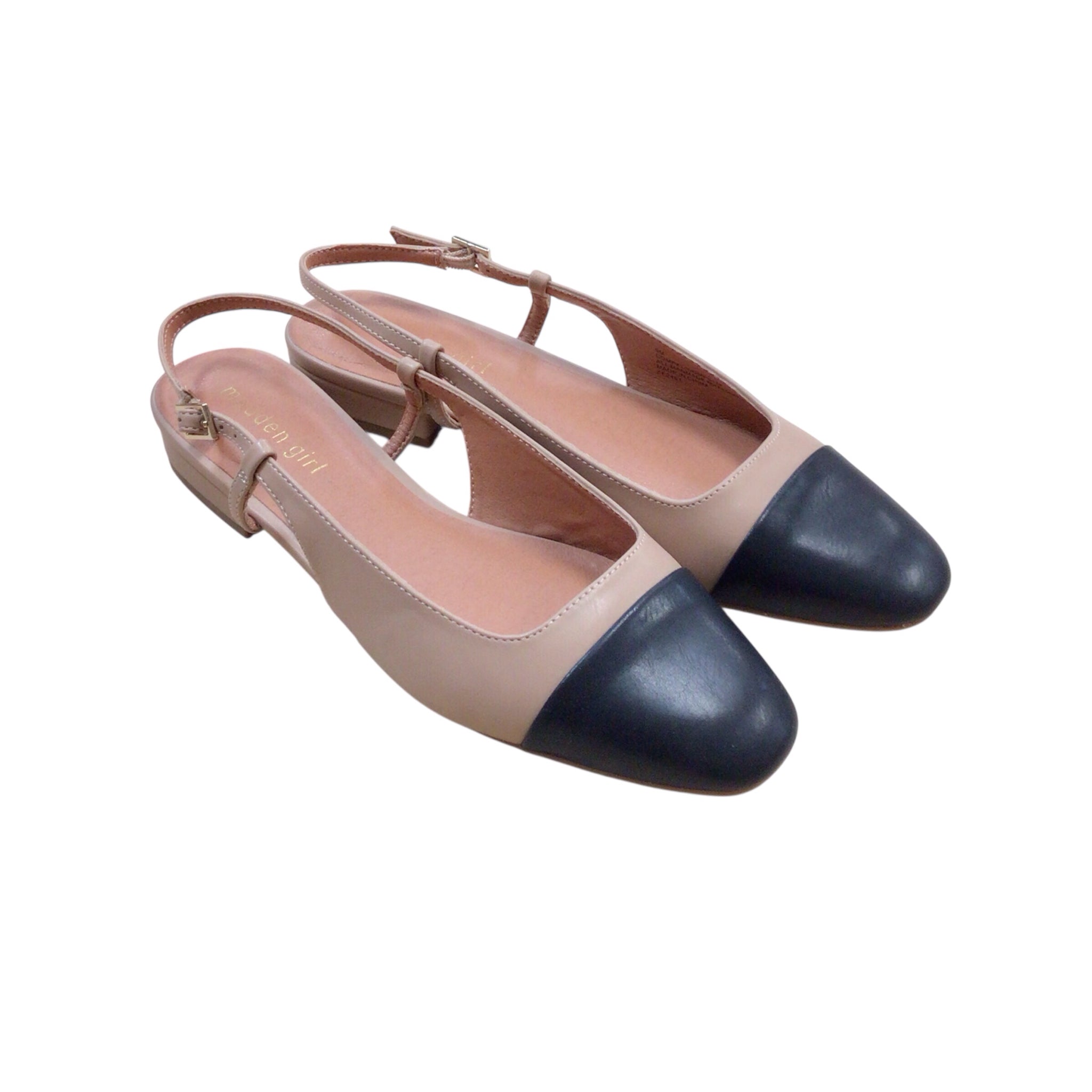 Madden Girl Brown & Black Flats Size 9