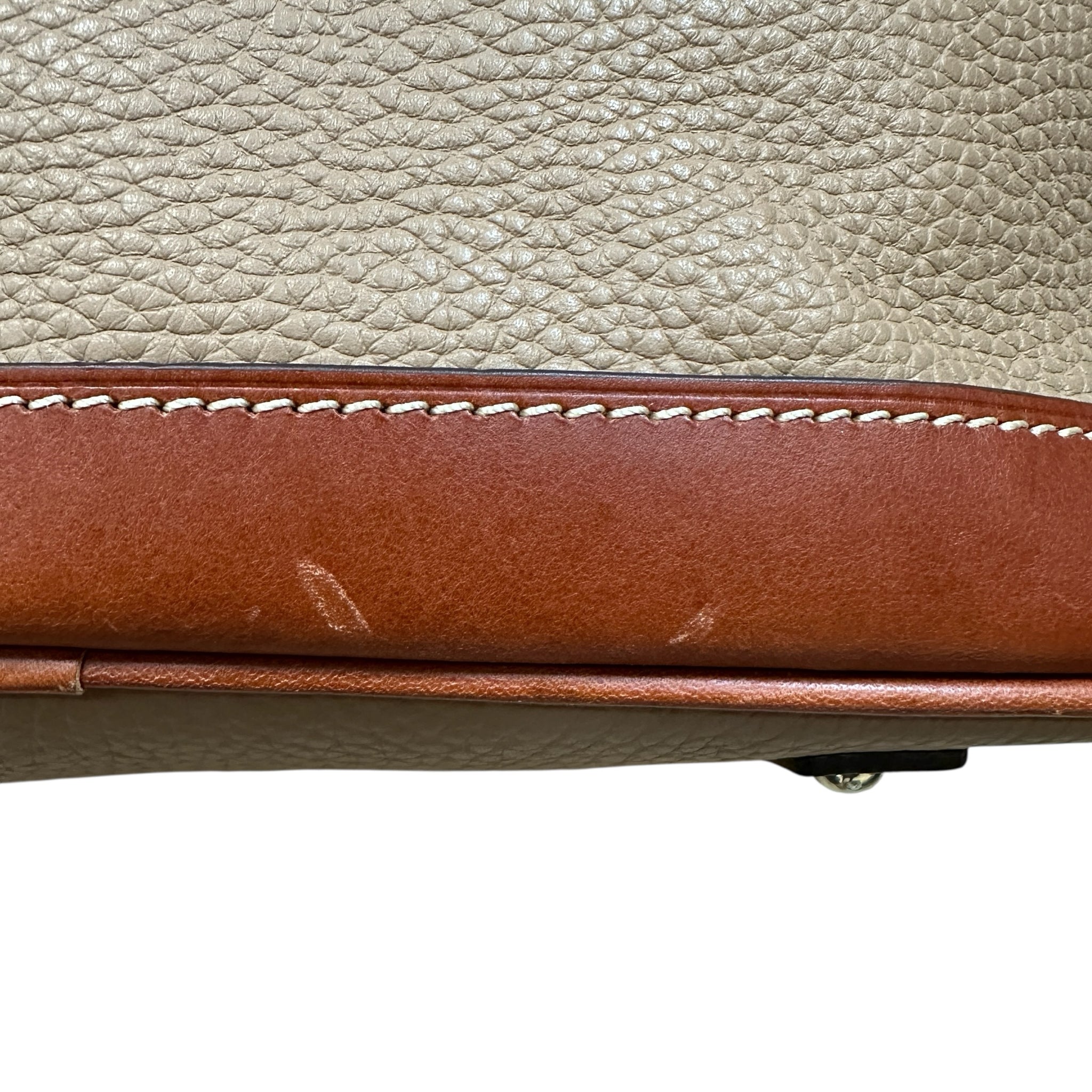 Dooney & Bourke Pebble Grain "Zip Zip" Satchel Crossbody Bag