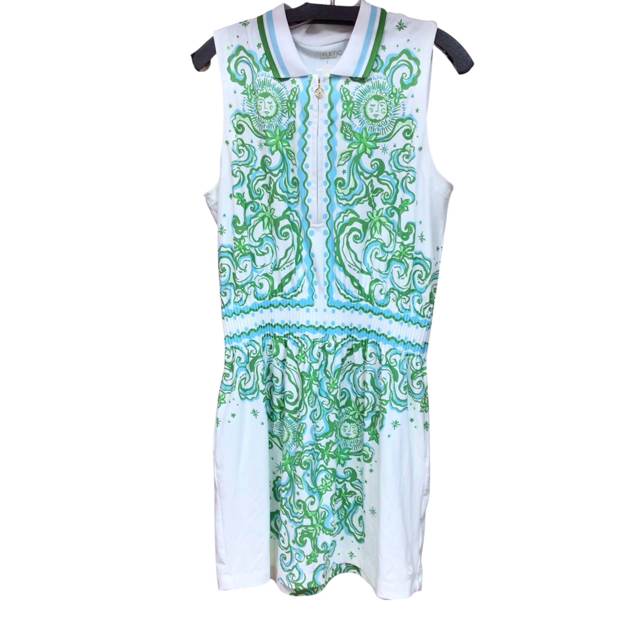 Lilly Pulitzer Luxletic "Sol Mates" Sleeveless Dress Size Large