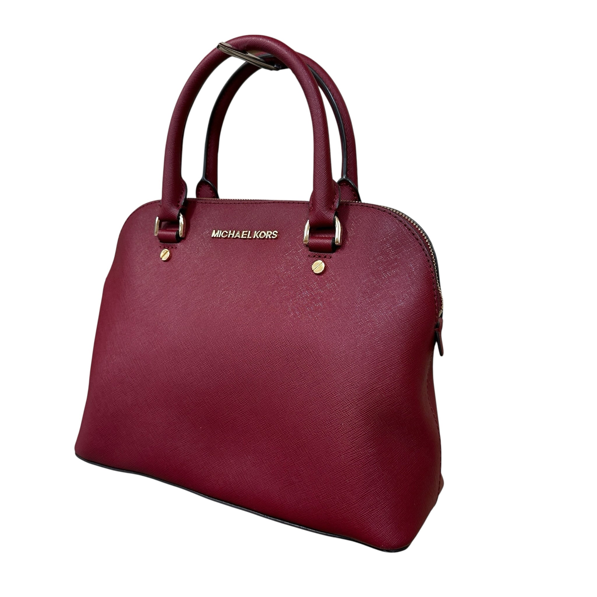 Michael Kors Red Satchel Bag