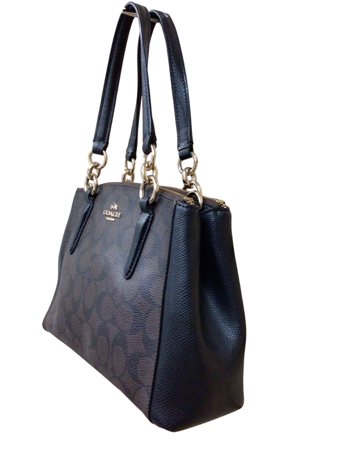 Coach "Christie" Carryall Signature Satchel Bag