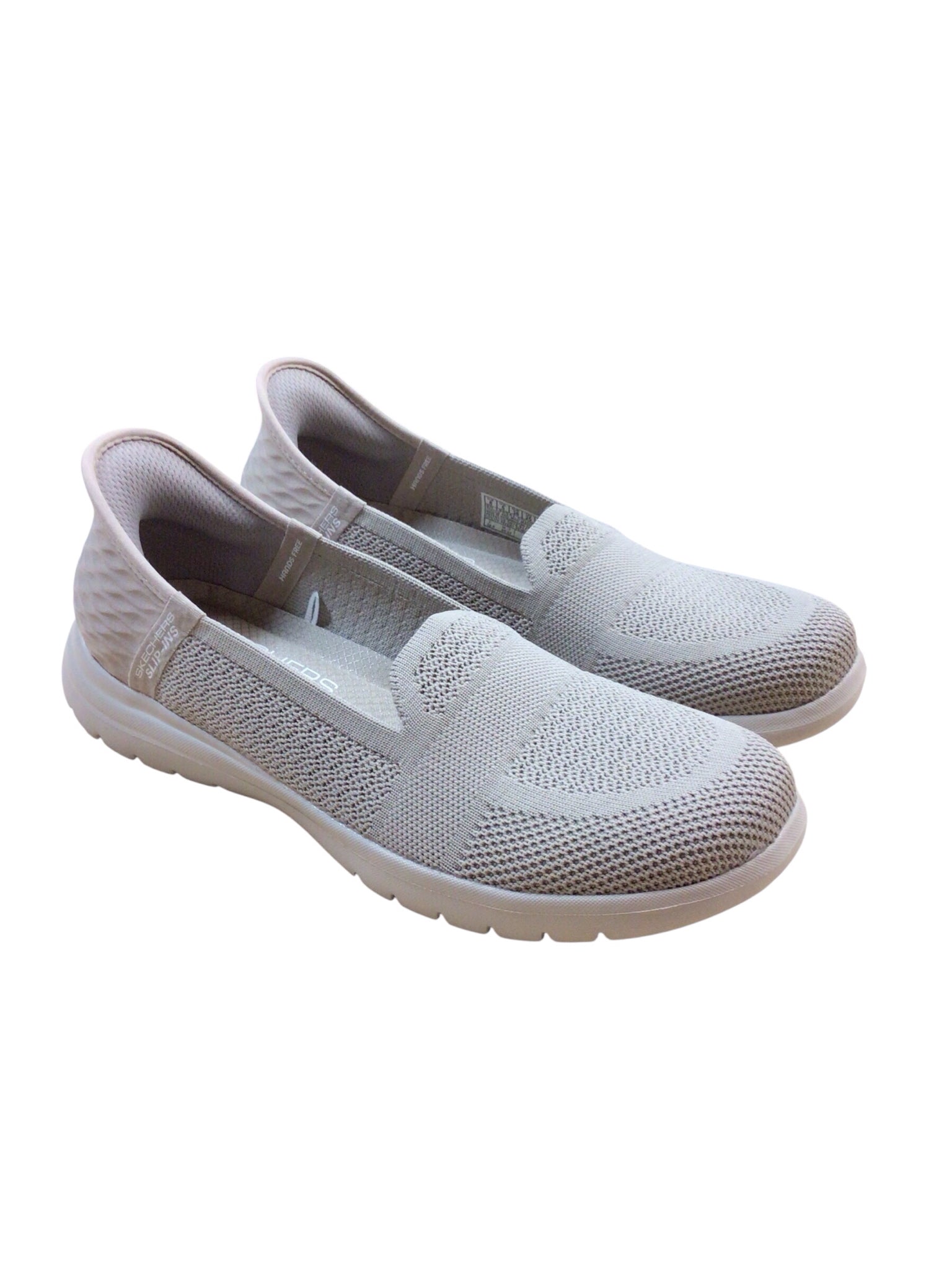 Skechers "Serene" Taupe Colored On-The-Go Slip-In Sneakers Size 8