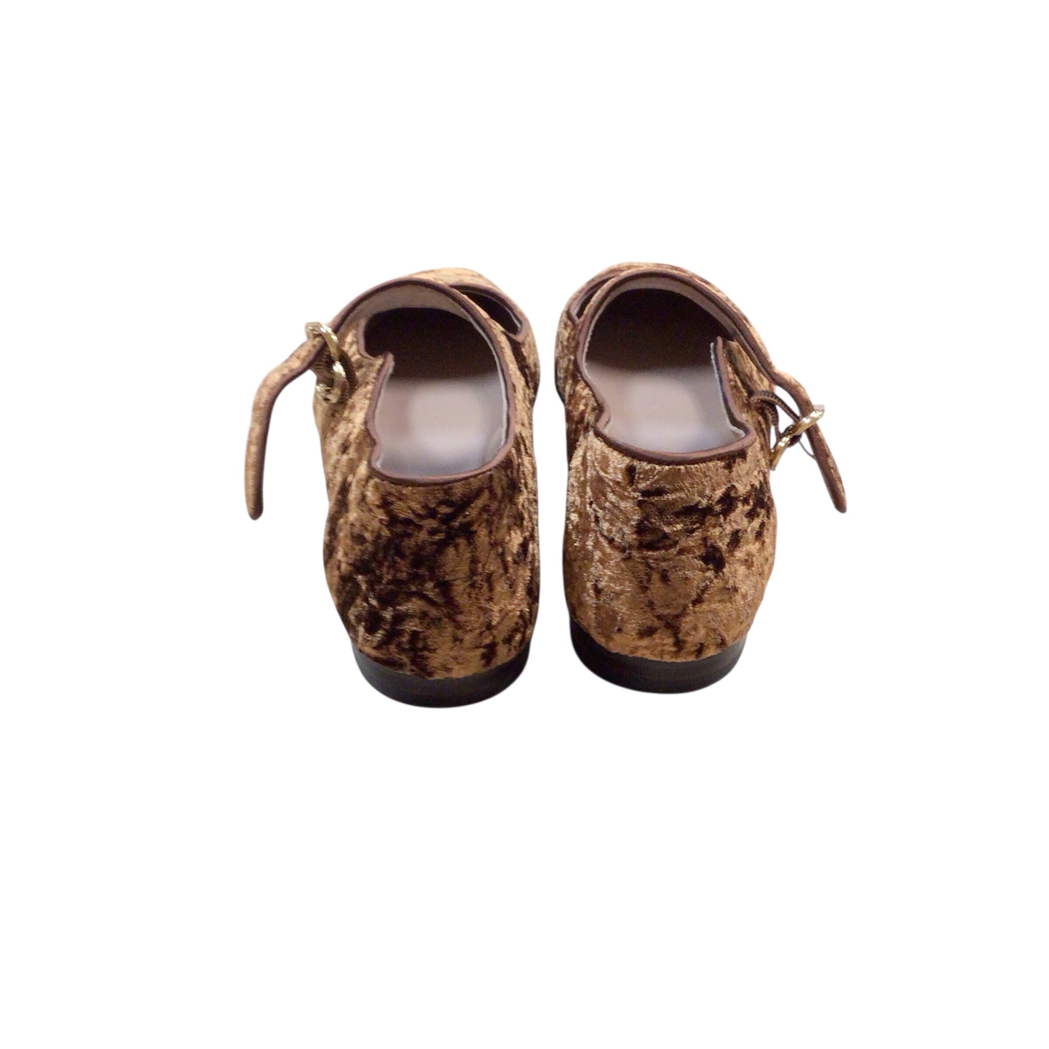Sam Edelman "Michaela" Bronze Velvet Flats Size 8.5