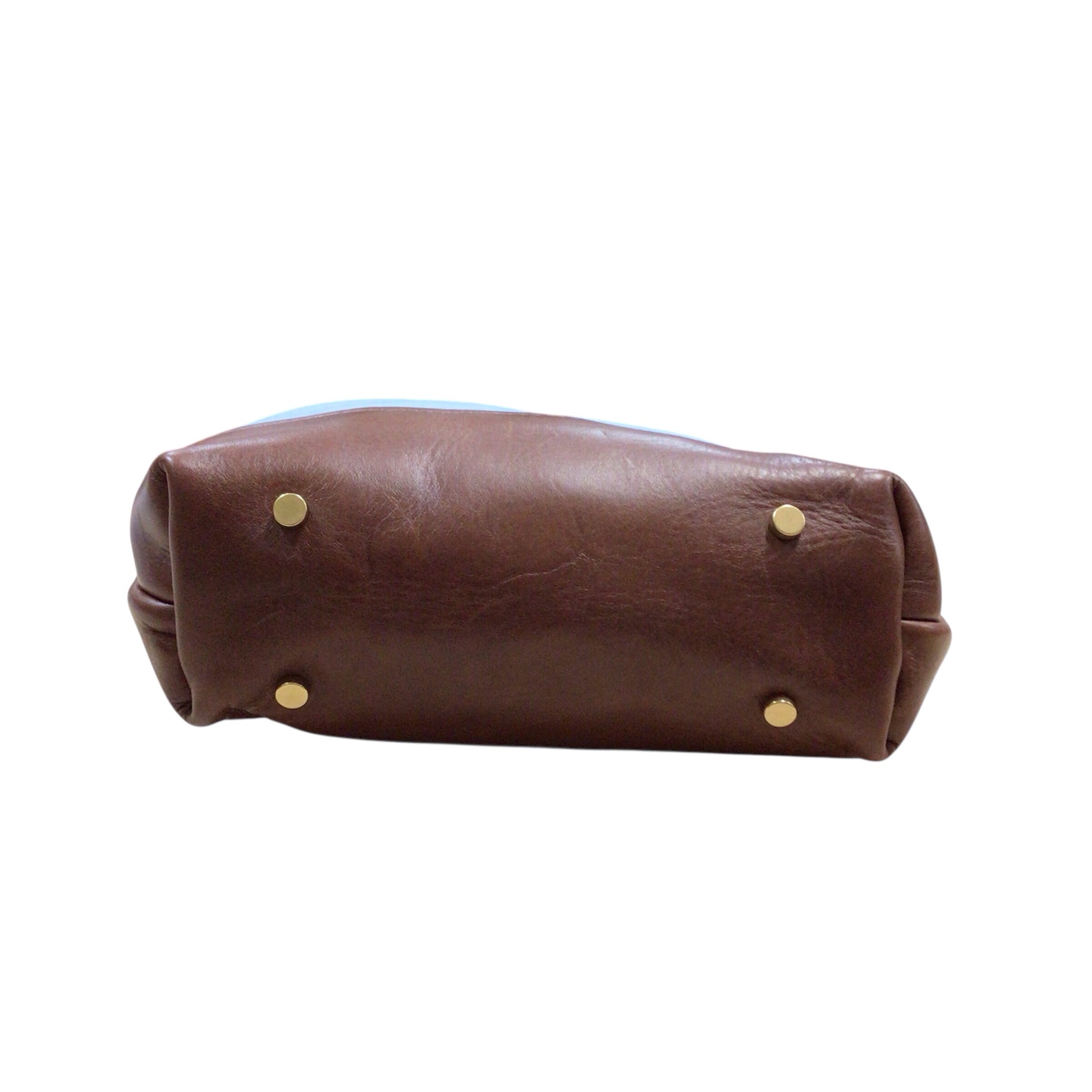 R. Riveter "Otto" Canvas & Leather Crossbody Satchel Bag