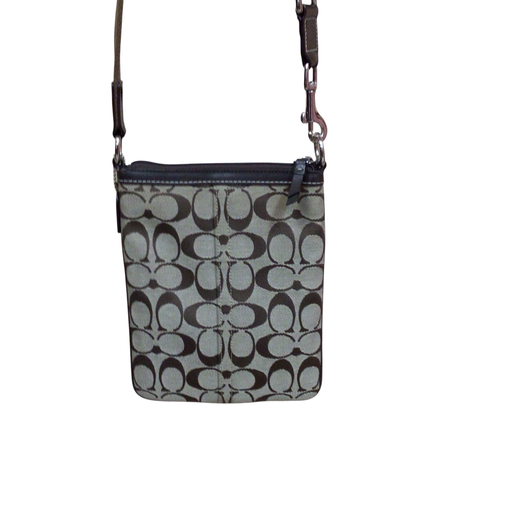 Coach Signature Crossbody Bag Brown