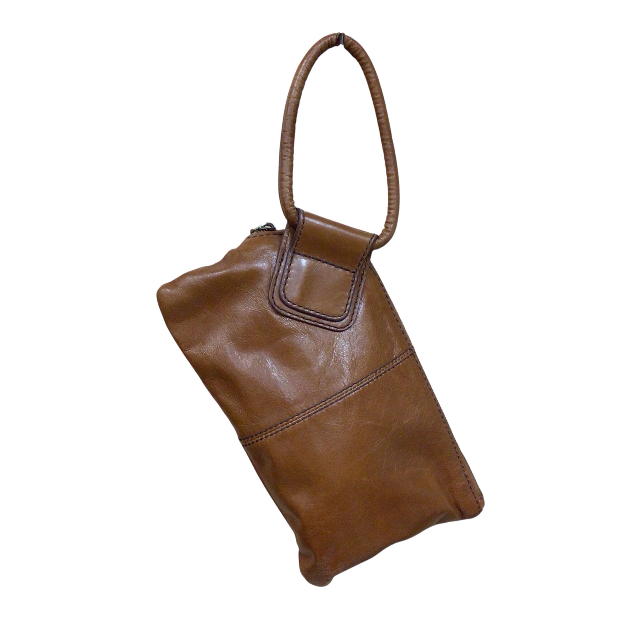 Hobo "Sable" Brown Leather Clutch Bag