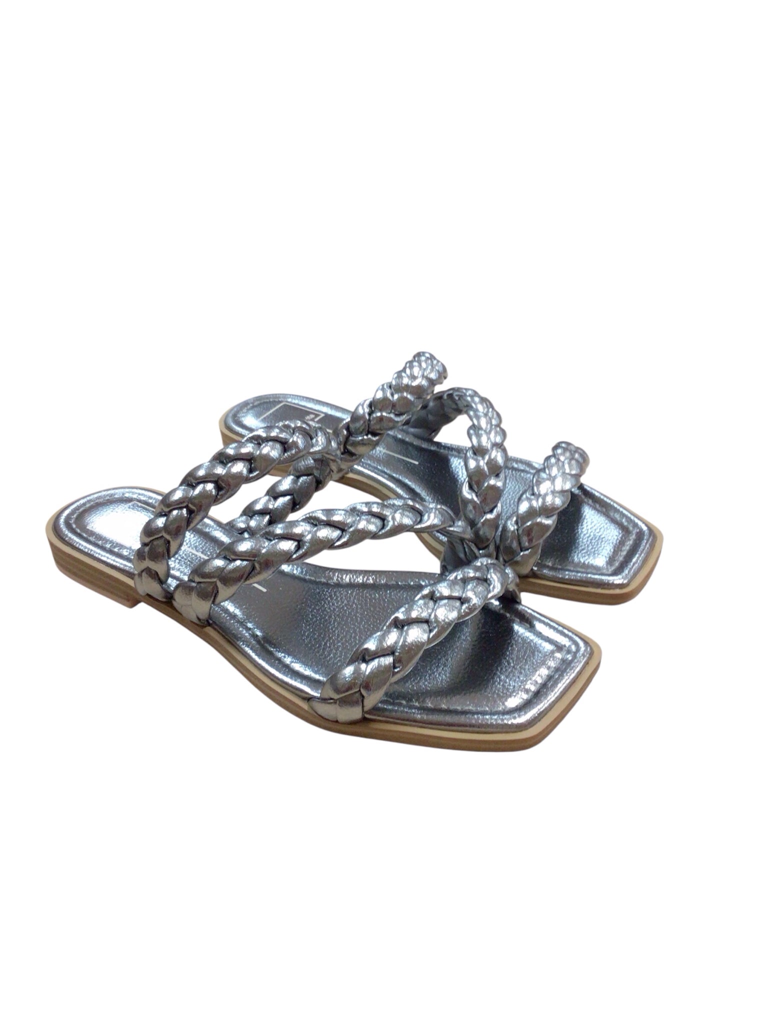 Dolce Vita Silver Iman Sandals Size 7.5