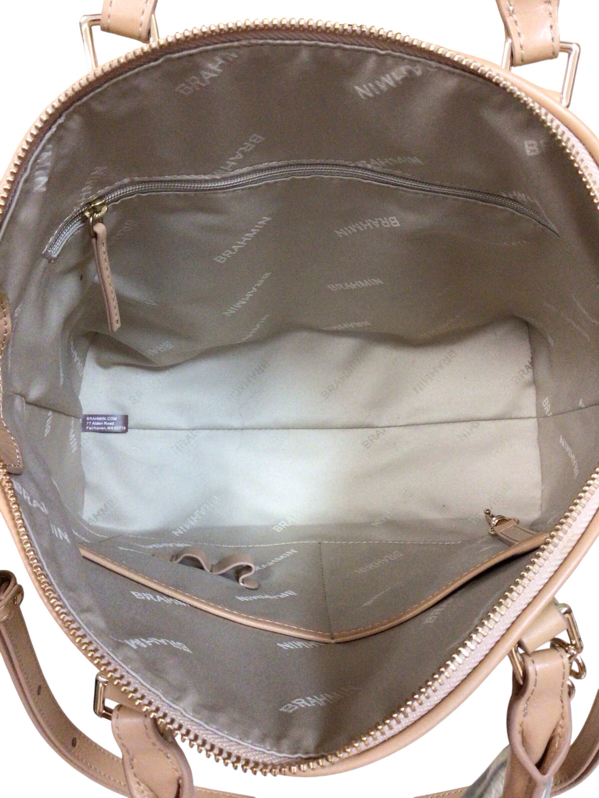 Brahmin "Duxbury Multi Pompano" Leather Satchel Shoulder Bag
