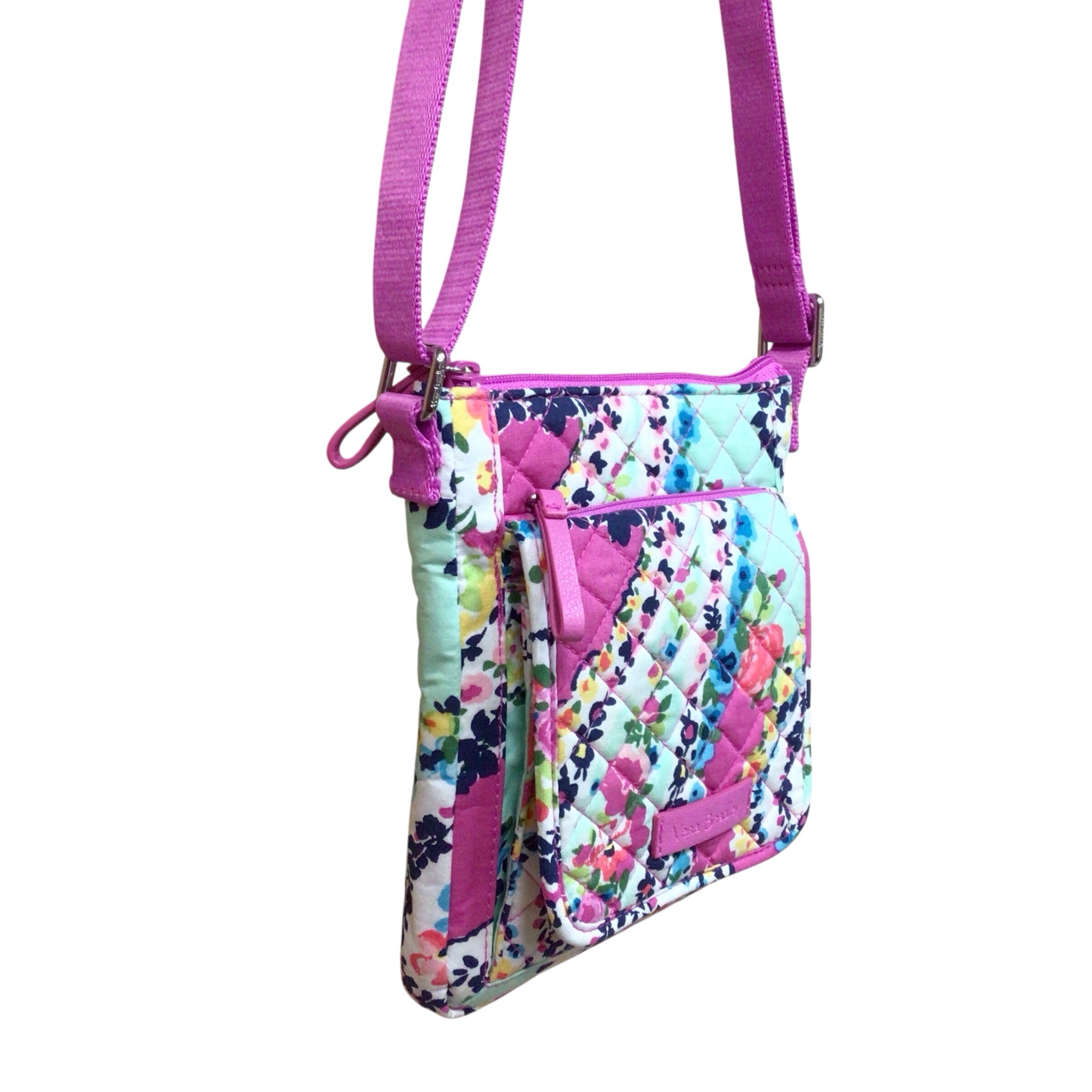 Vera Bradley Iconic RFID Mini Hipster Wildflower Paisley Quilted Crossbody Bag