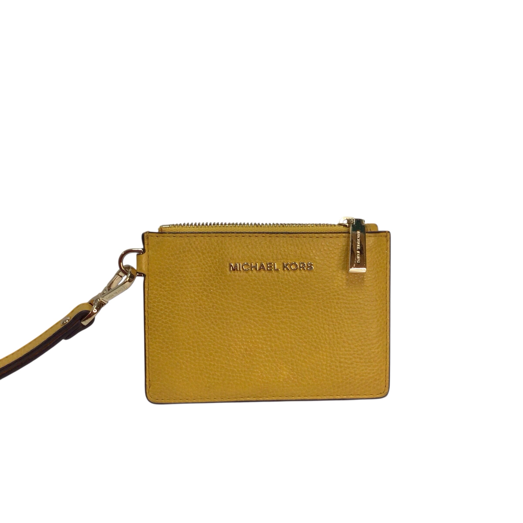 Michael Kors Yellow Wristlet Wallet