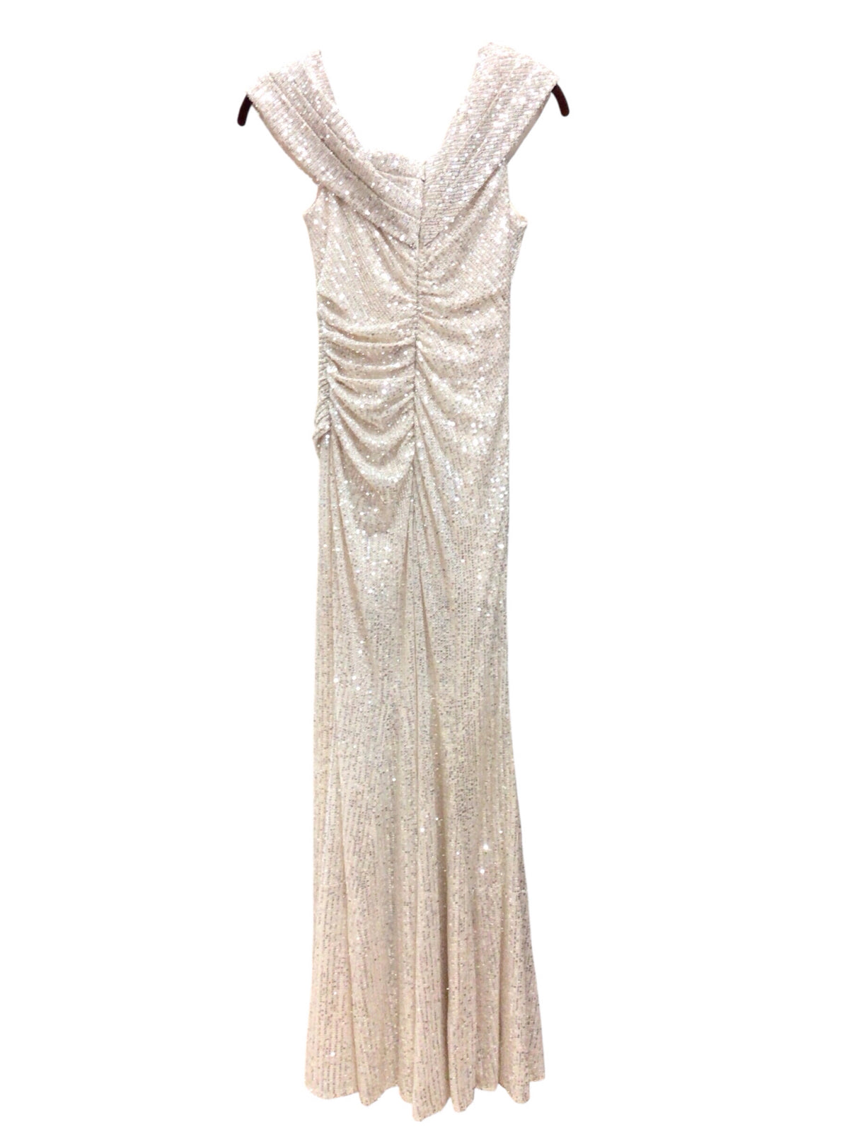 Macdougal Champagne Sequin Sleeveless Dress Size 0