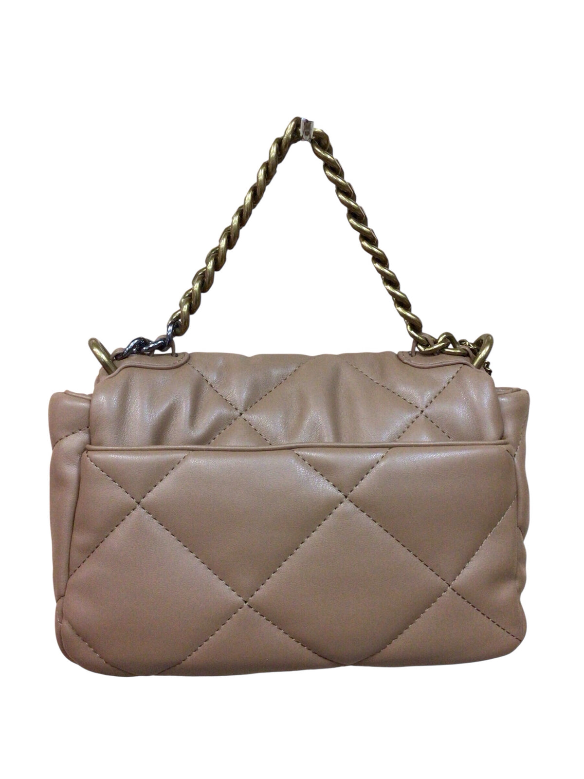 Steve Madden Brown Quilted Shoulder Bag