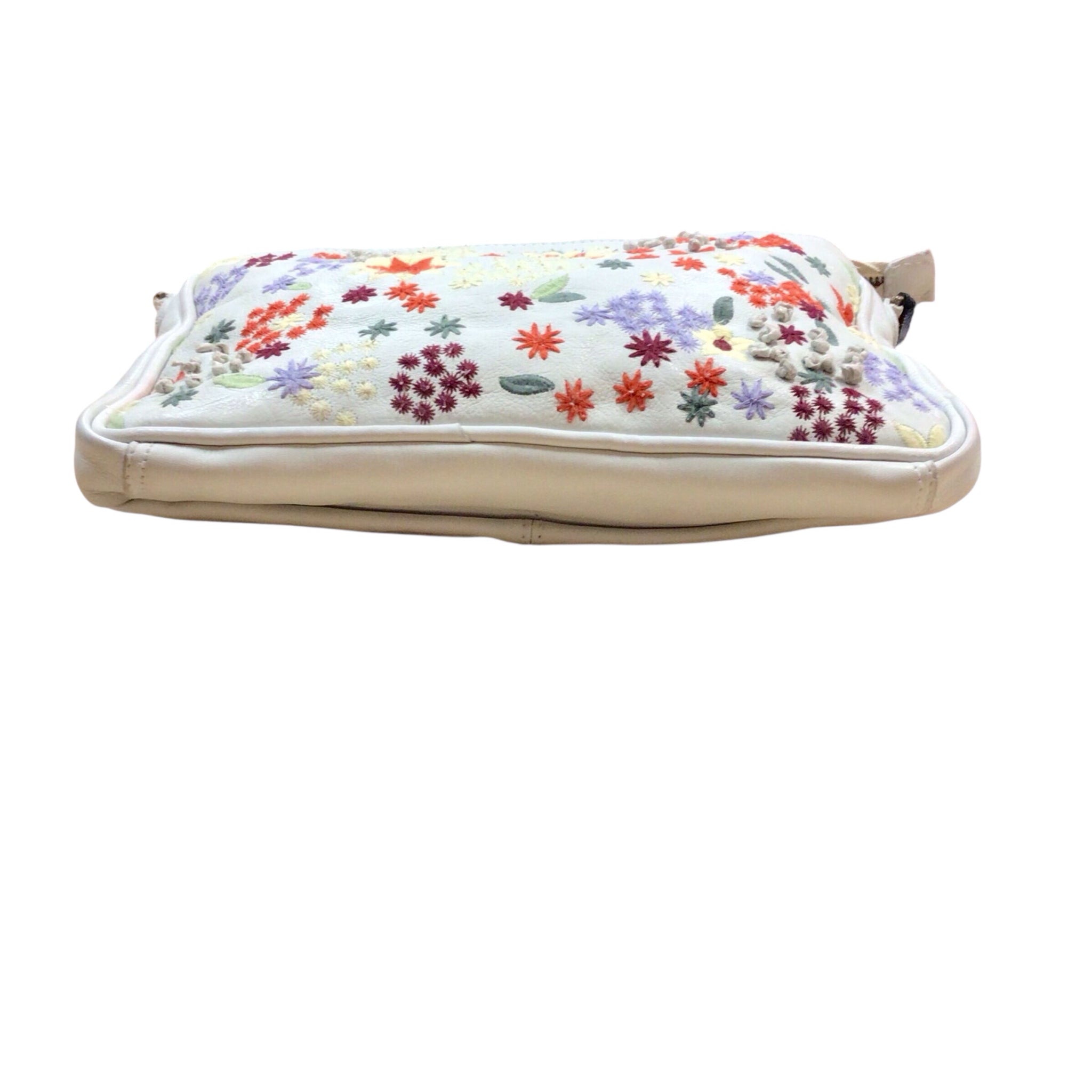 Latico "Meadow" White Leather Crossbody Bag