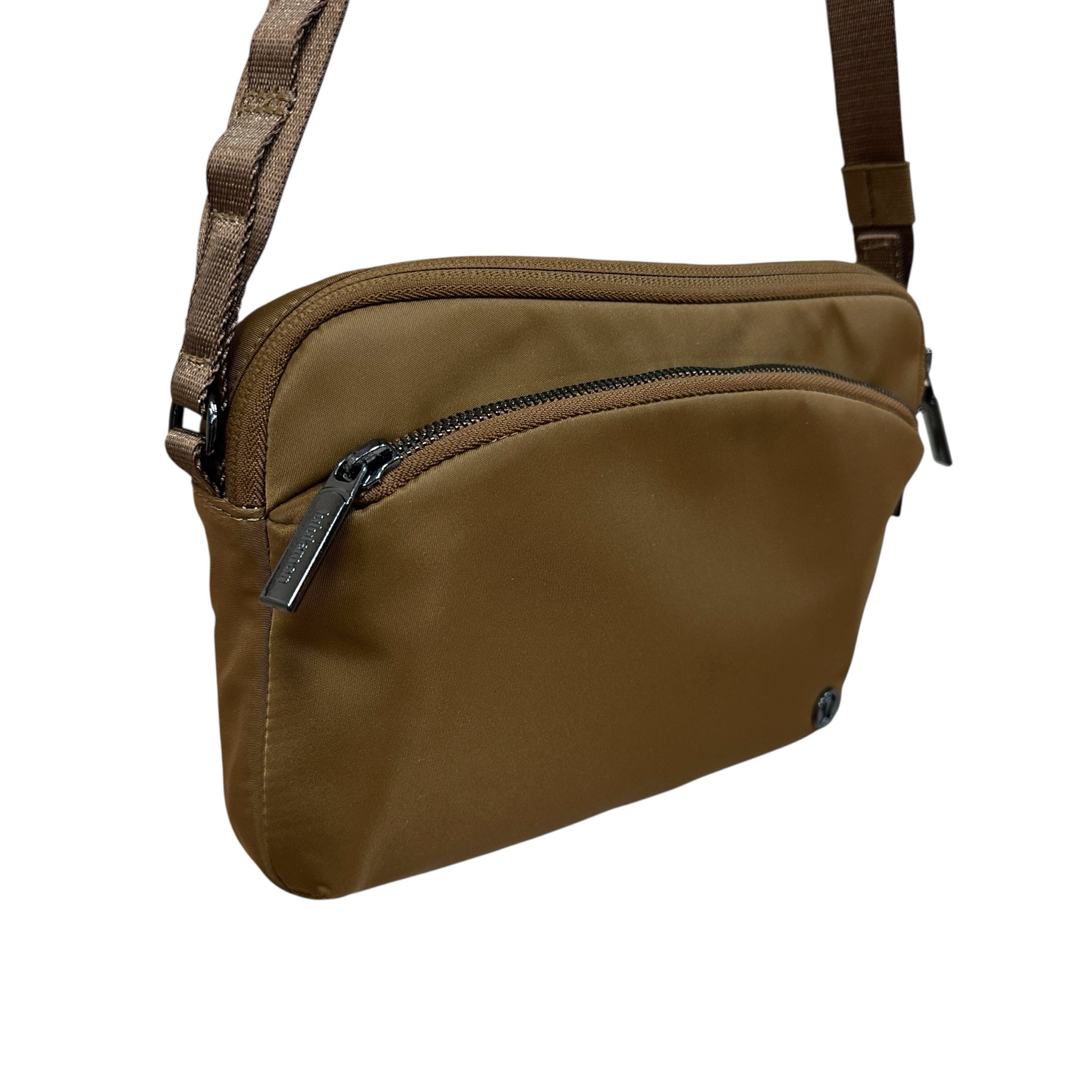 LuluLemon Brown Nylon Crossbody Bag