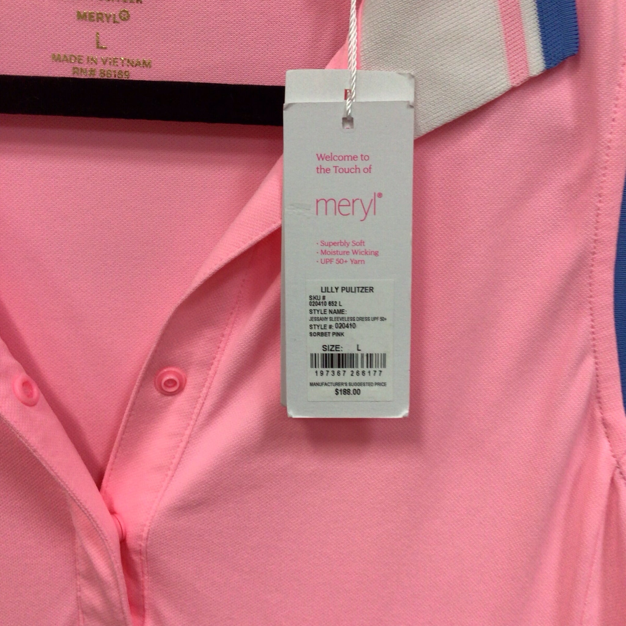 Lilly Pulitzer Meryl "Jessamy" Sleeveless Dress 2PC Set Size Large NWT